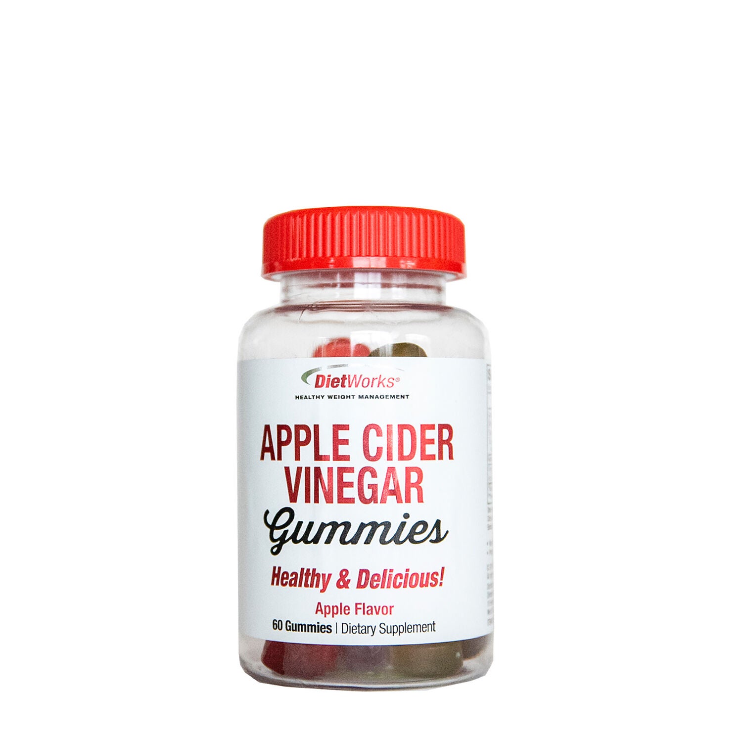 Dietworks Apple Cider Vinegar Gummies 60 Count Gnc