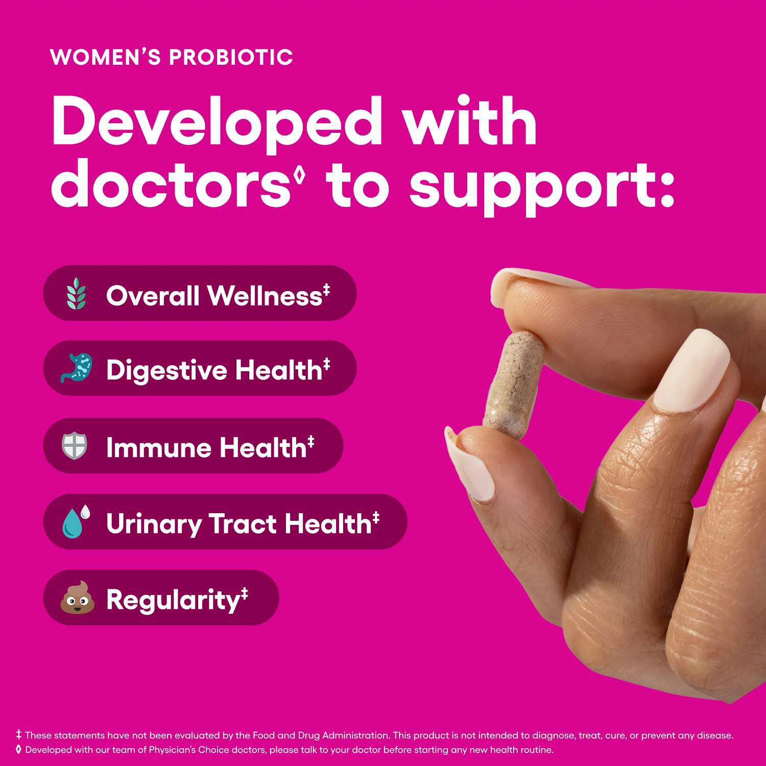 Women's Probiotic - 50 Billion CFUs - 30 Capsules (30 Servings)  | GNC