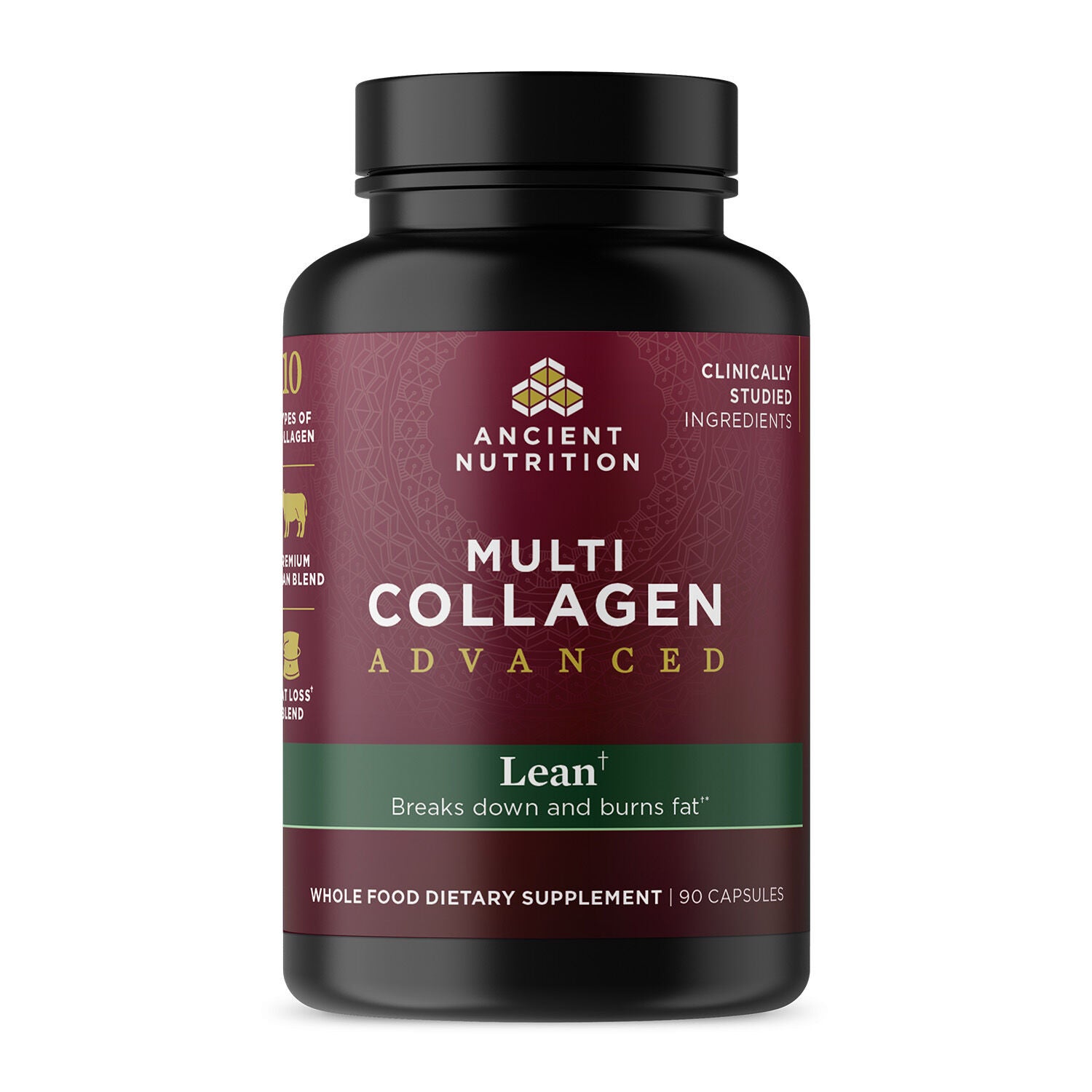 Ancient Nutrition Multi Collagen Advanced Lean Capsules Front