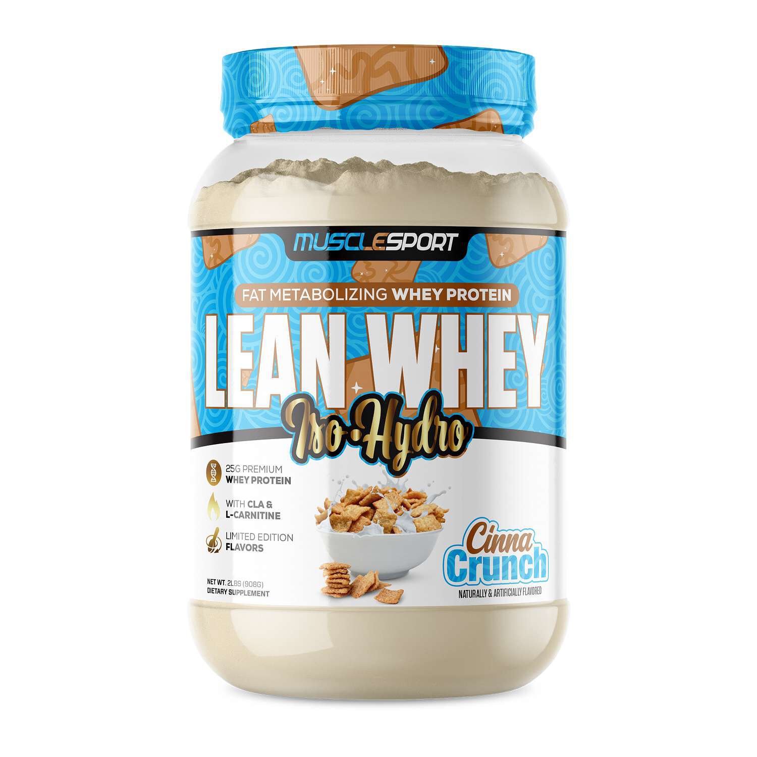 Lean Whey Iso-Hydro Protein - Cinna Crunch (26 Servings)  | GNC