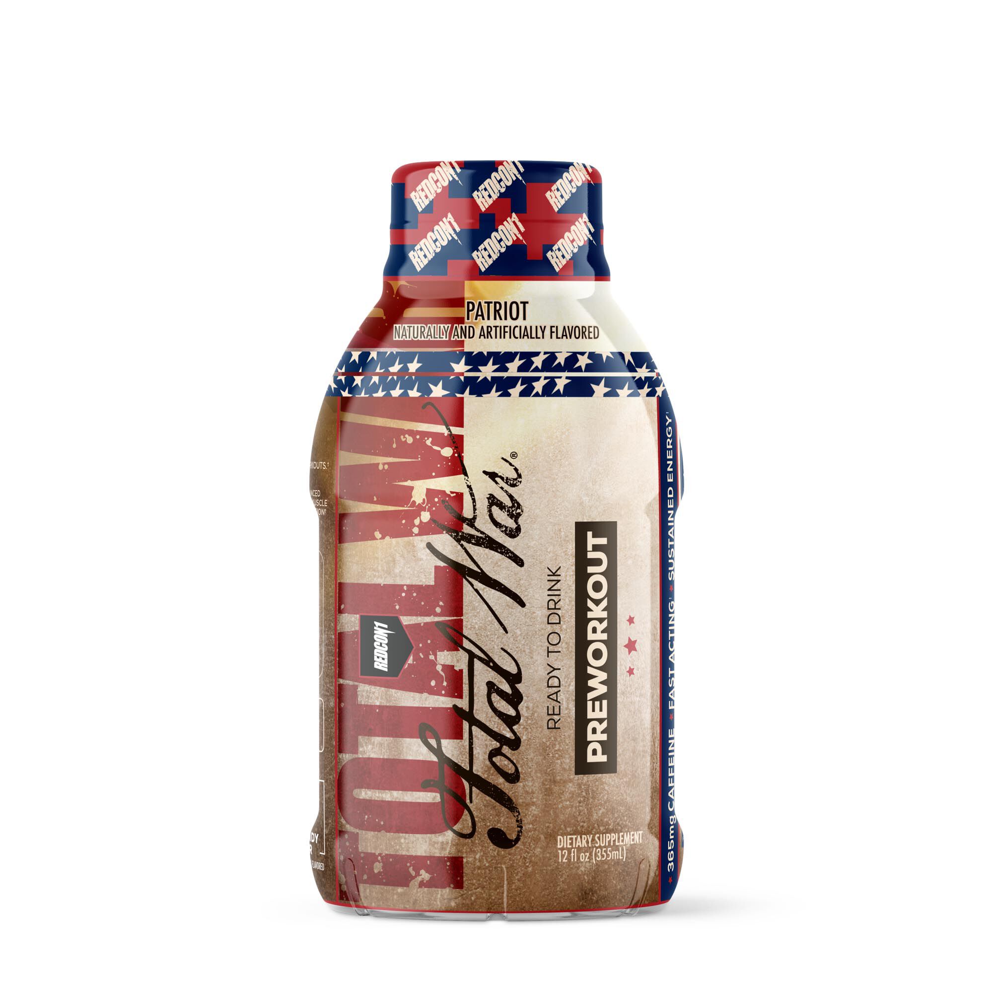 Total War Preworkout Drink - Patriot - 12oz. (12 Bottles) Patriot | GNC