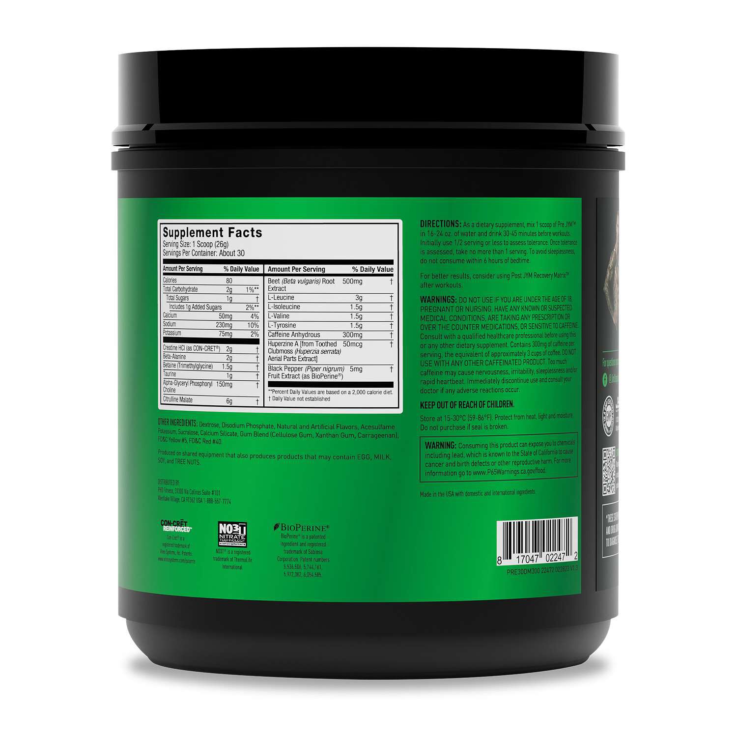 High-Performance Pre-Workout - Orange Mango (30 Servings)