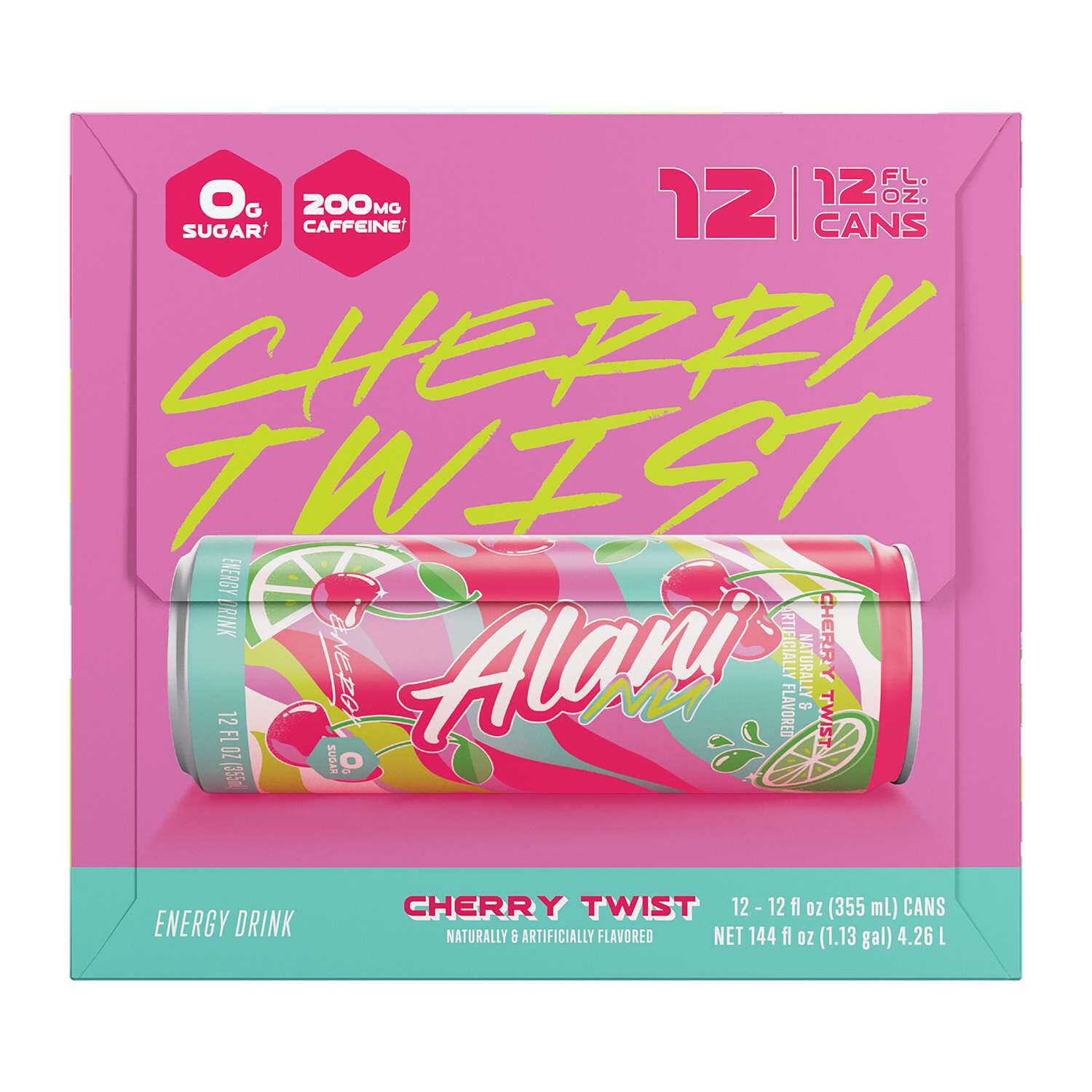 Energy Drink - Cherry Twist - 12oz. (12 Cans) Cherry Twist | GNC