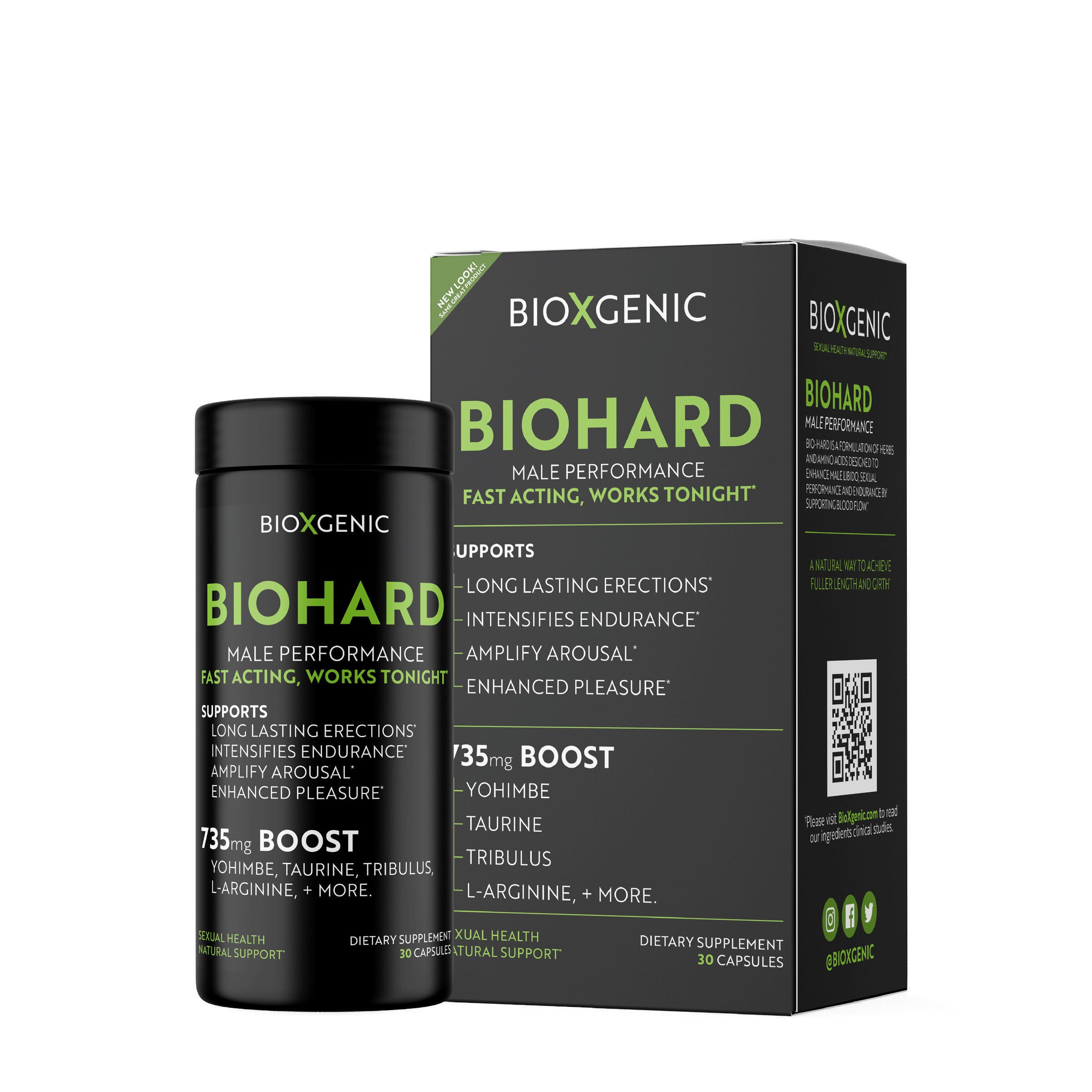 BIOHARD Male Performance - 30 Capsules (30 Servings)  | GNC