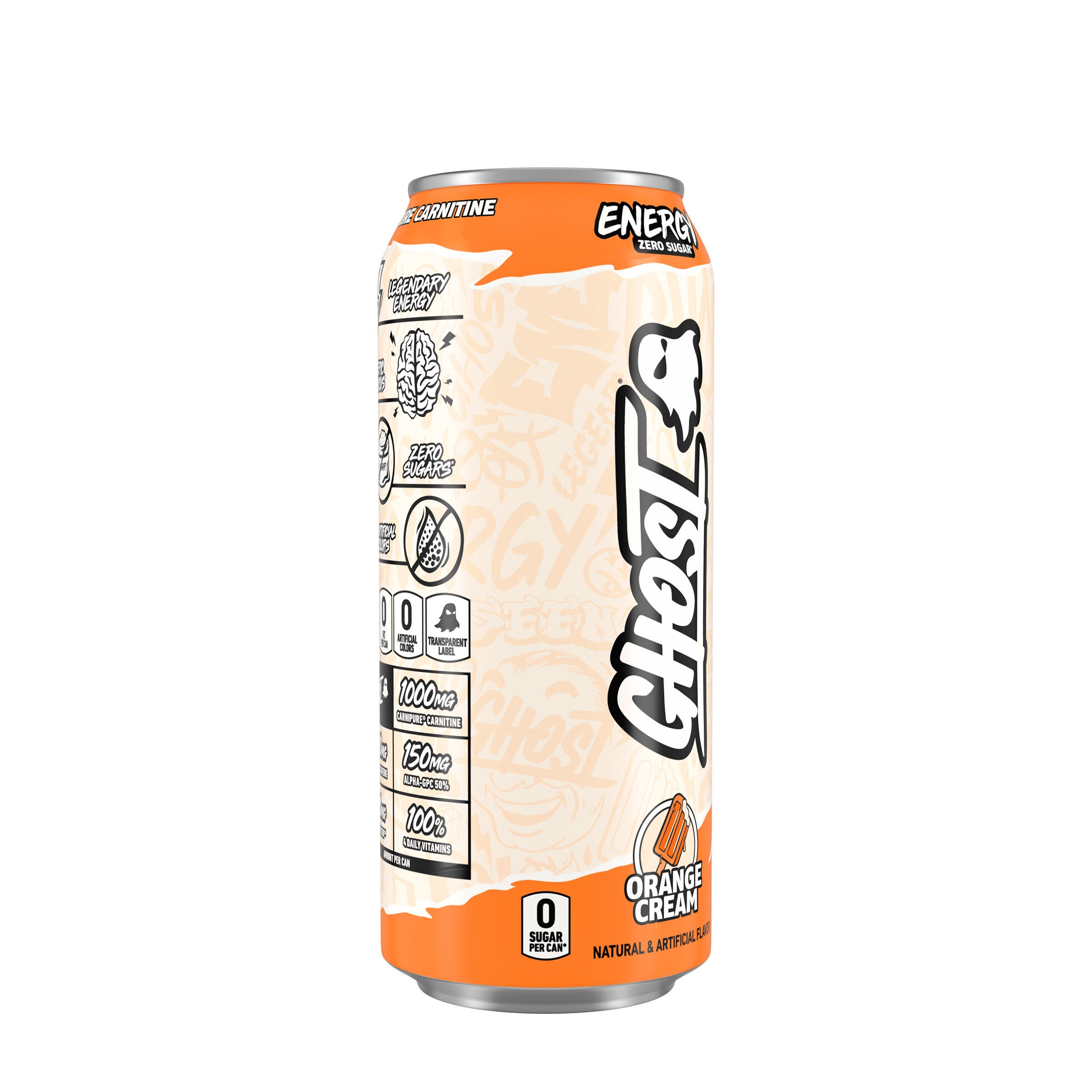 Energy Drink - Orange Cream - 16oz. &#40;12 Cans&#41; Orange Cream | GNC