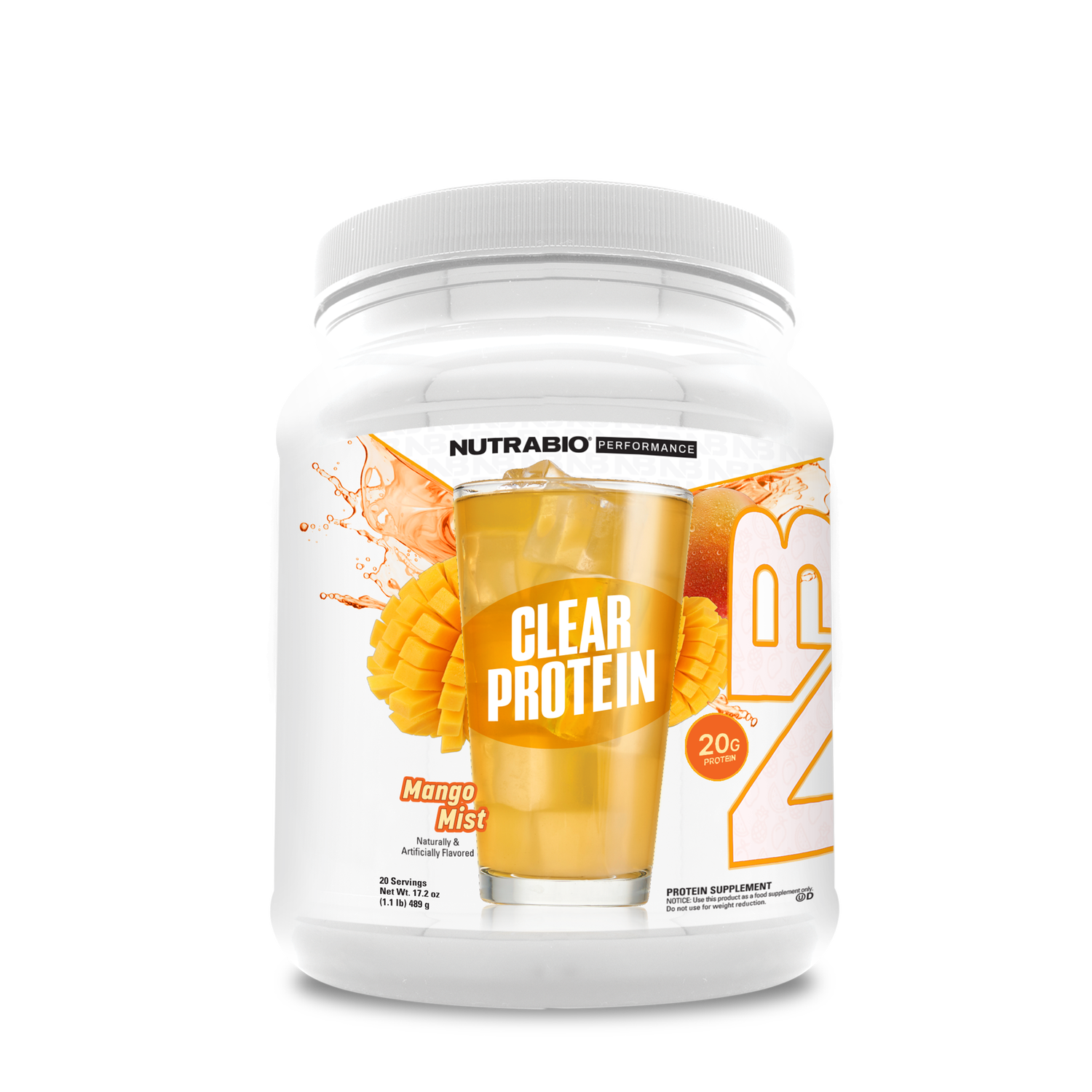 NutraBio Clear Whey Protein Isolate