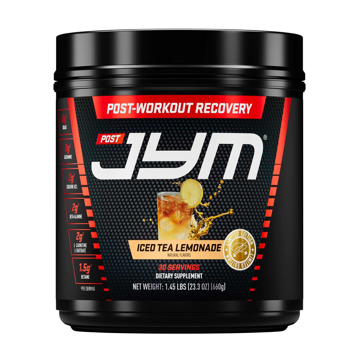 Post Jym Workout Recovery - Iced Tea Lemonade (30 Servings)  | GNC