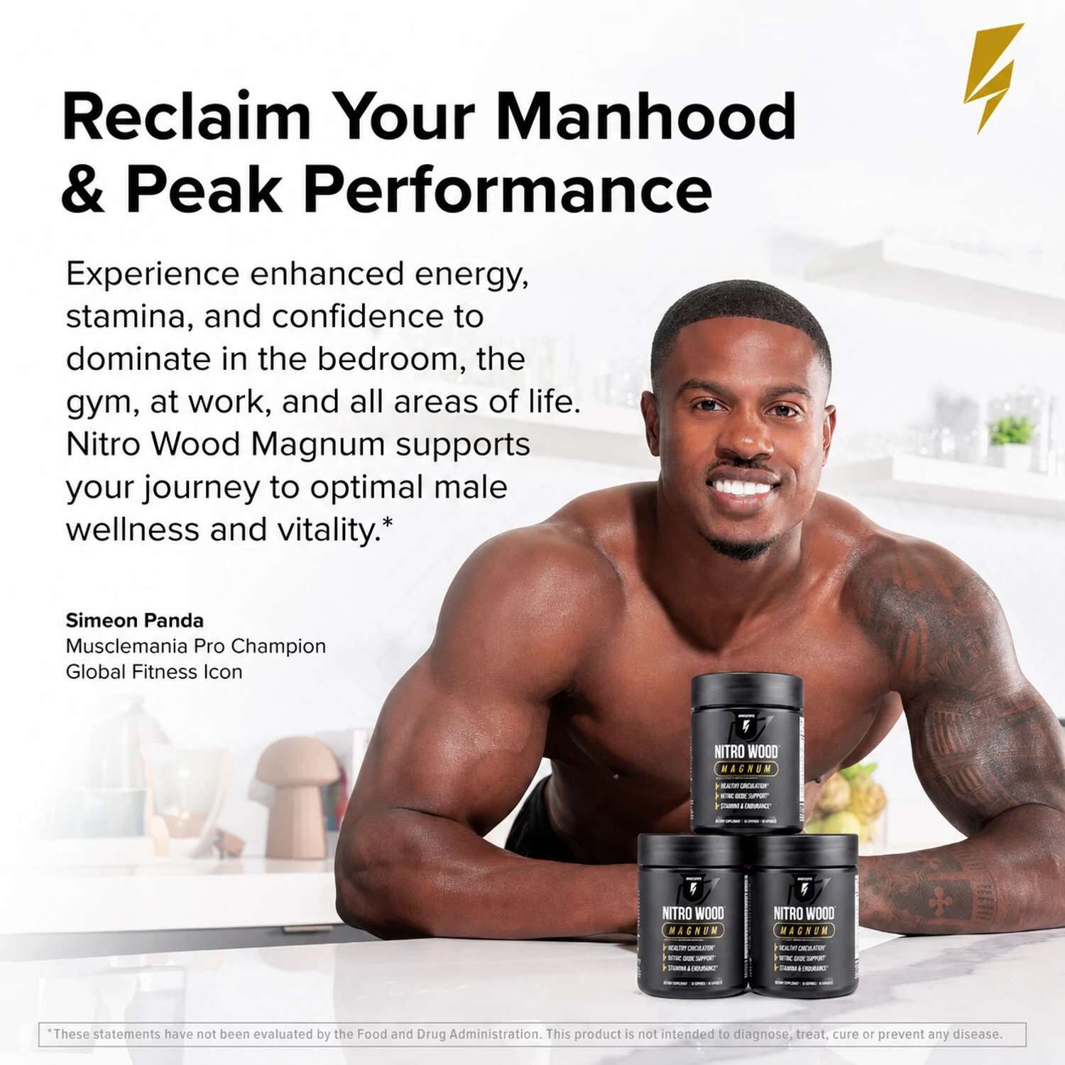 Nitro Wood&trade; Magnum - 60 Capsules (30 Servings)