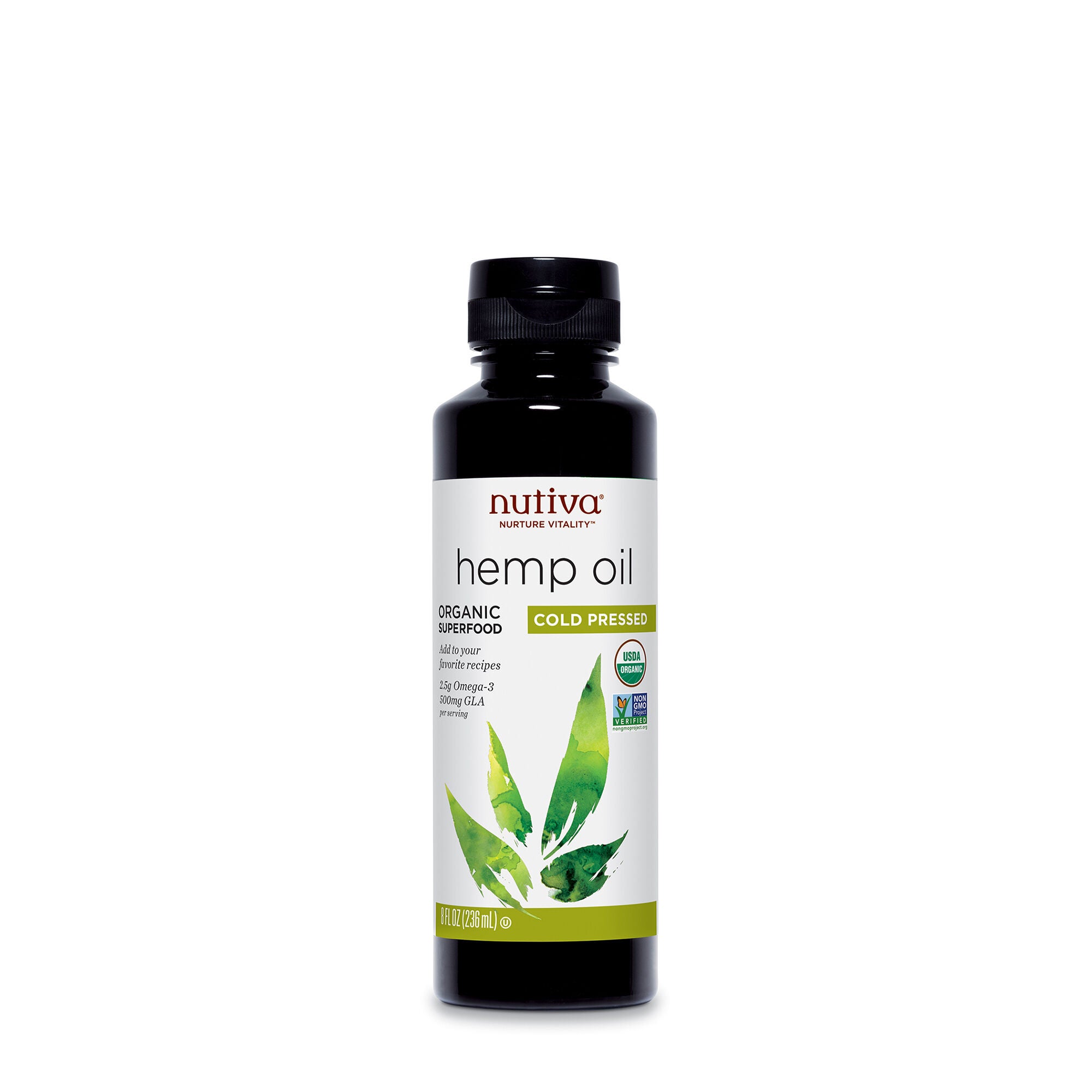 Nutiva Hemp Oil Cold Pressed Gnc