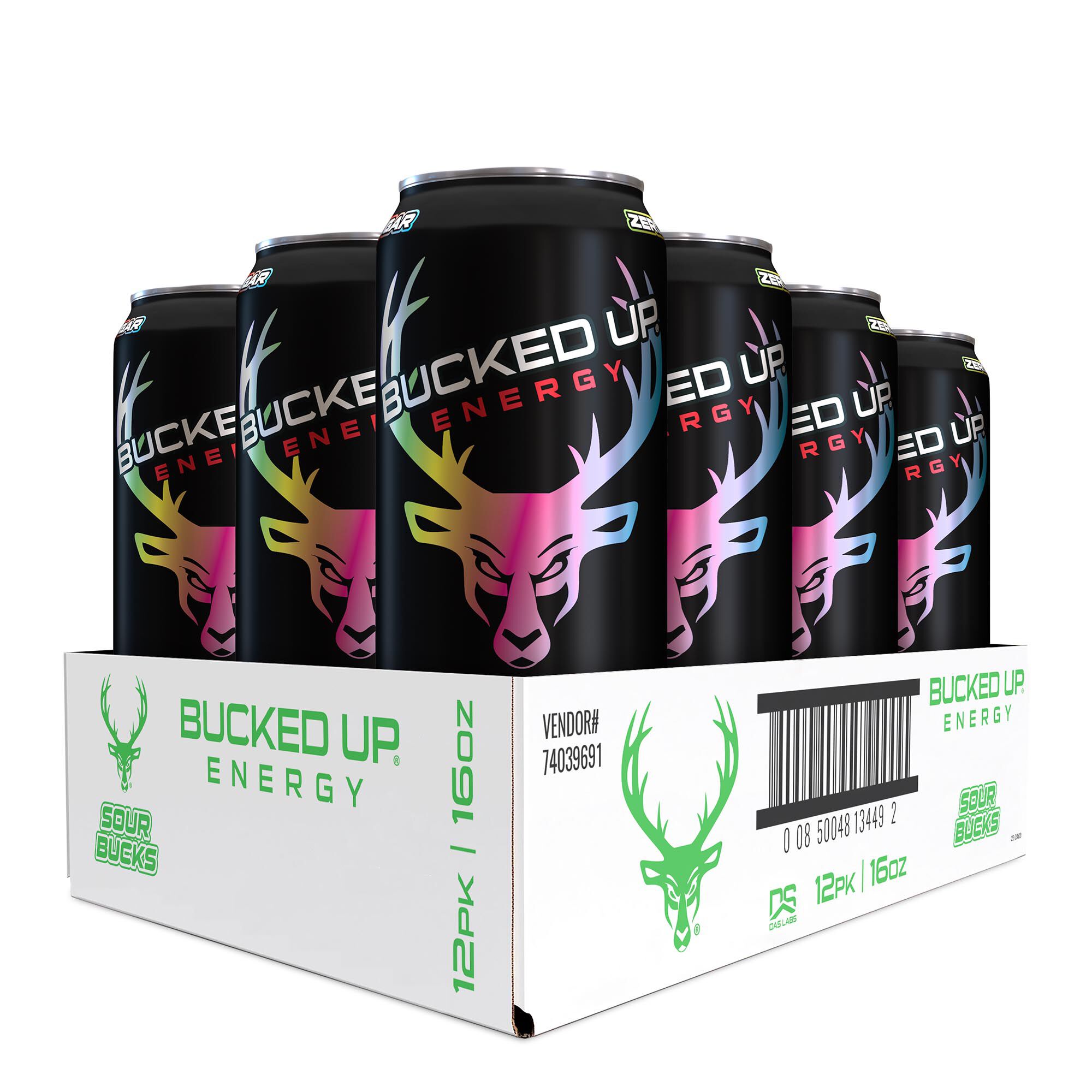 Energy Drink Sour Bucks 12 Pack Sour Bucks GNC