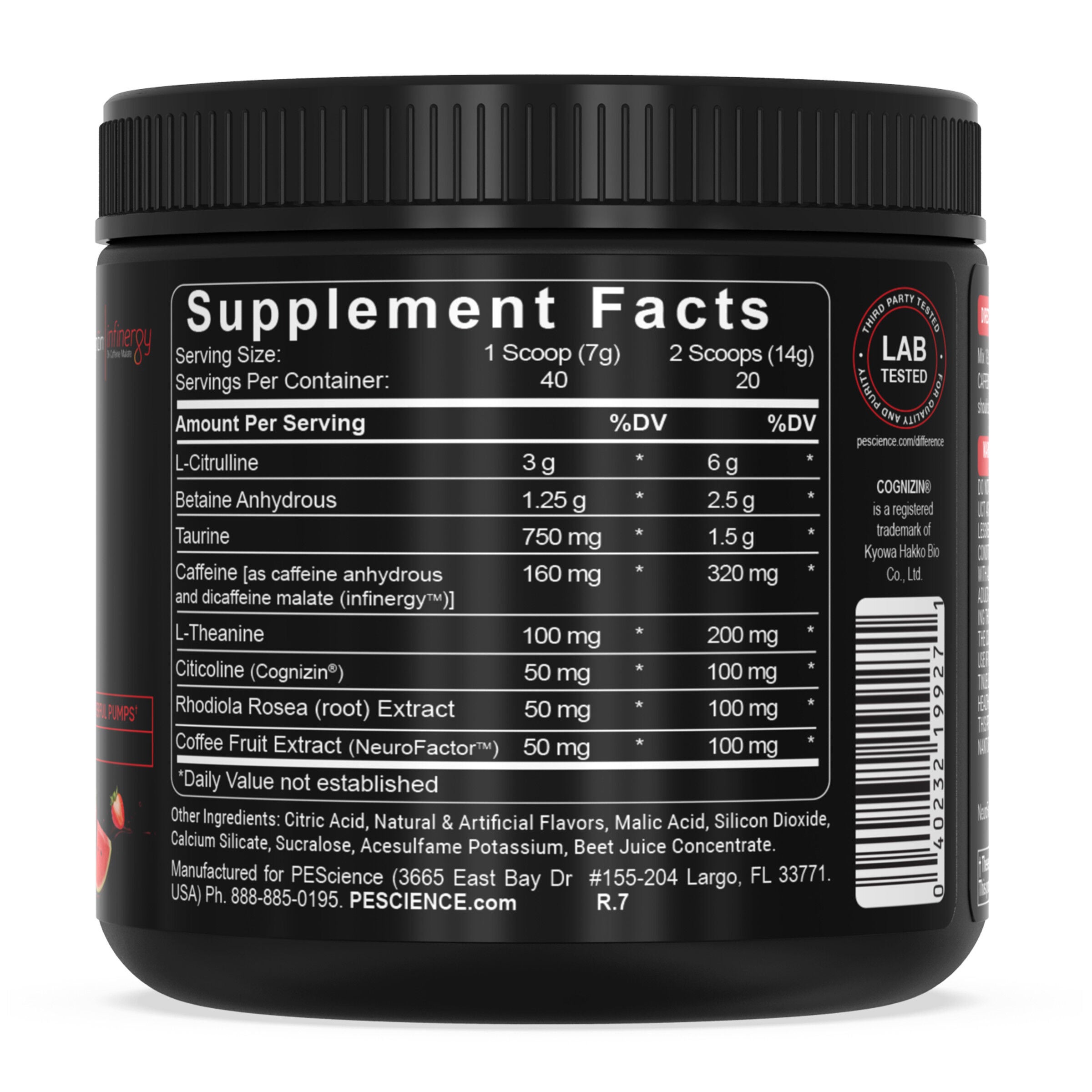 Prolific Pre-Workout - Melon Berry Twist (40 Servings)