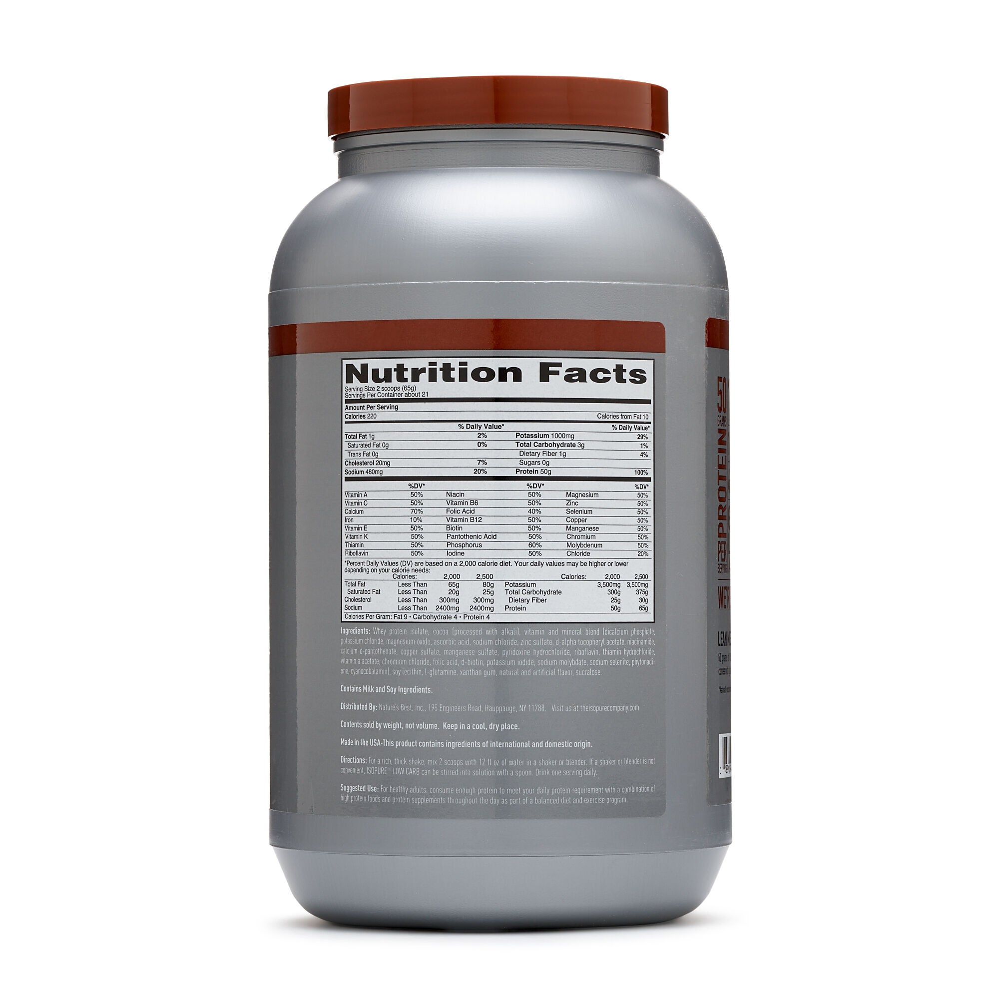 Isopure® Low Carb - Dutch Chocolate | GNC