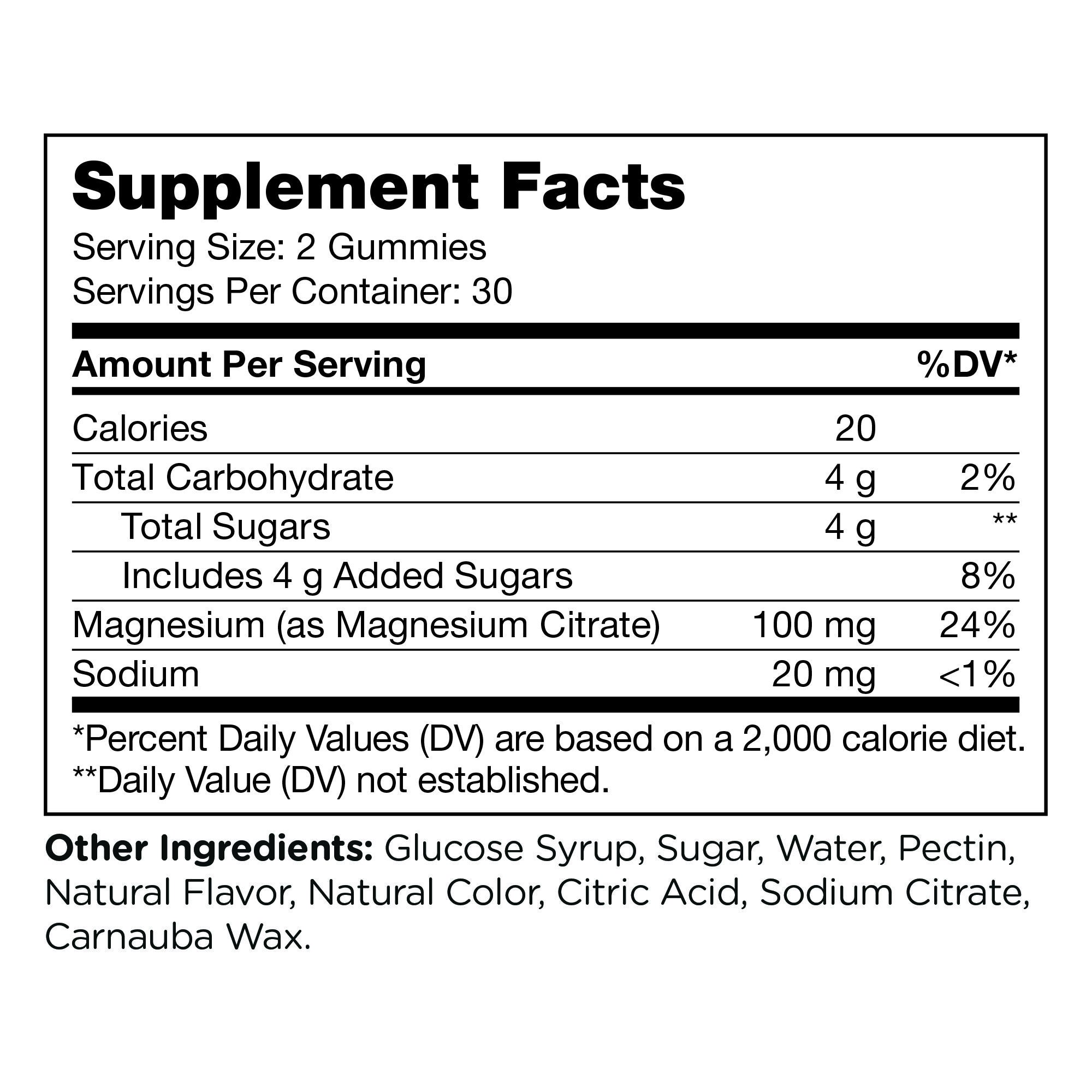 Chapter One&trade; M Is For Magnesium - Raspberry Mango - 60 Gummies (30 Servings)  | GNC