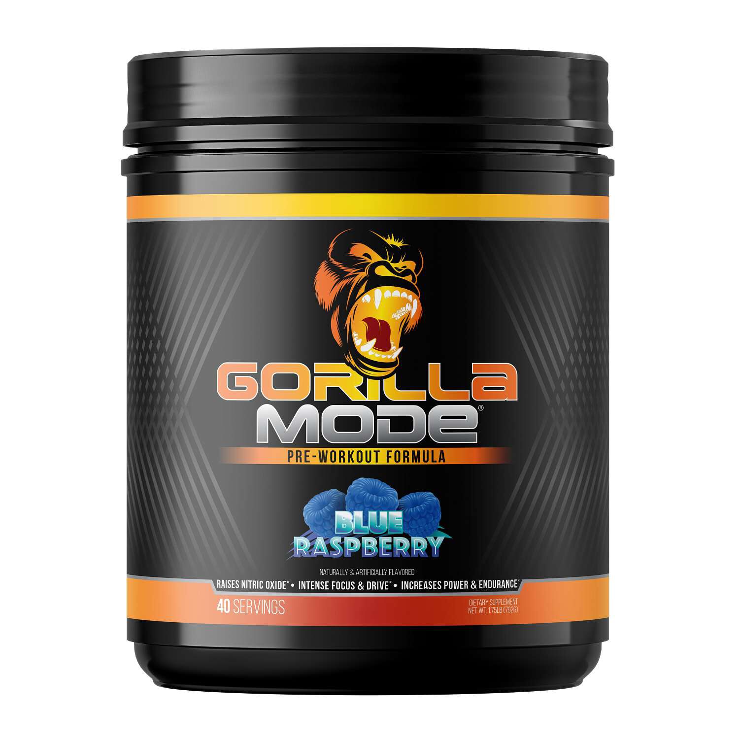 Gorilla Mind® - Gorilla Mode Preworkout - Rainbow Sherbert (40