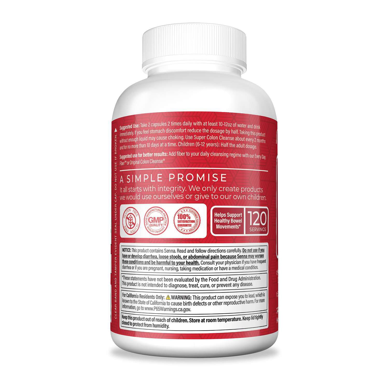 Super Colon Cleanse&reg; - 240 Capsules (120 Servings)