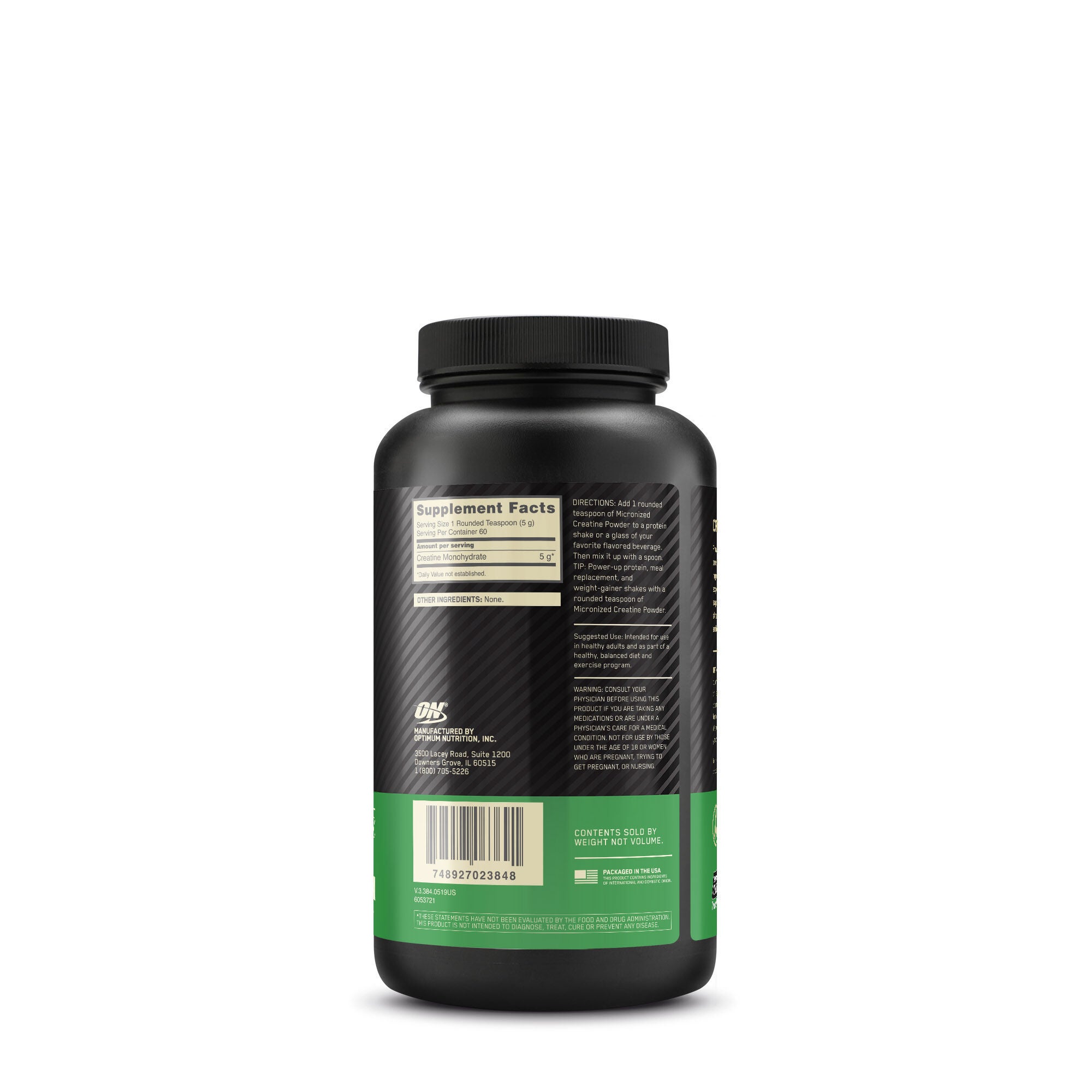 Micronized Creatine Powder - Unflavored&nbsp;&#40;60 Servings&#41;  | GNC