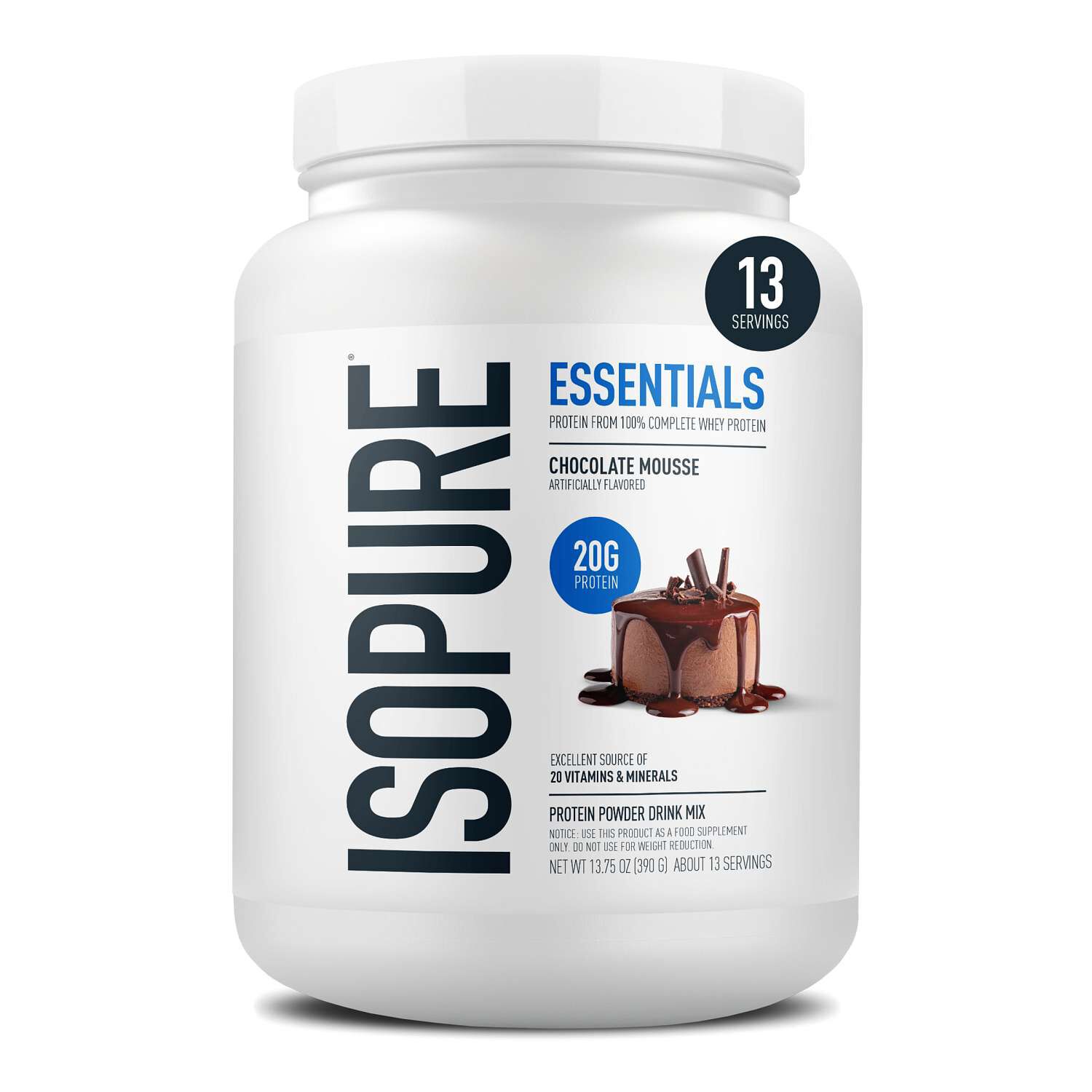 Essentials Protein Powder - Chocolate Mousse (13 Servings) Chocolate Mousse | GNC
