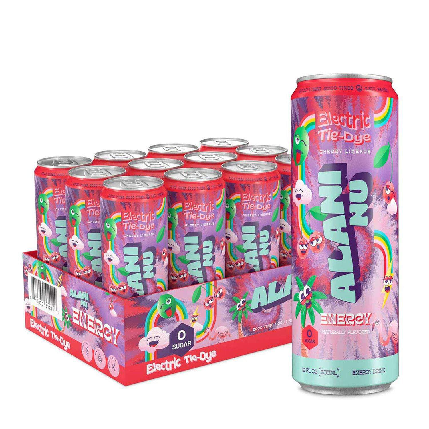 Alani Nu Energy Drink Electric Tie Dye Case