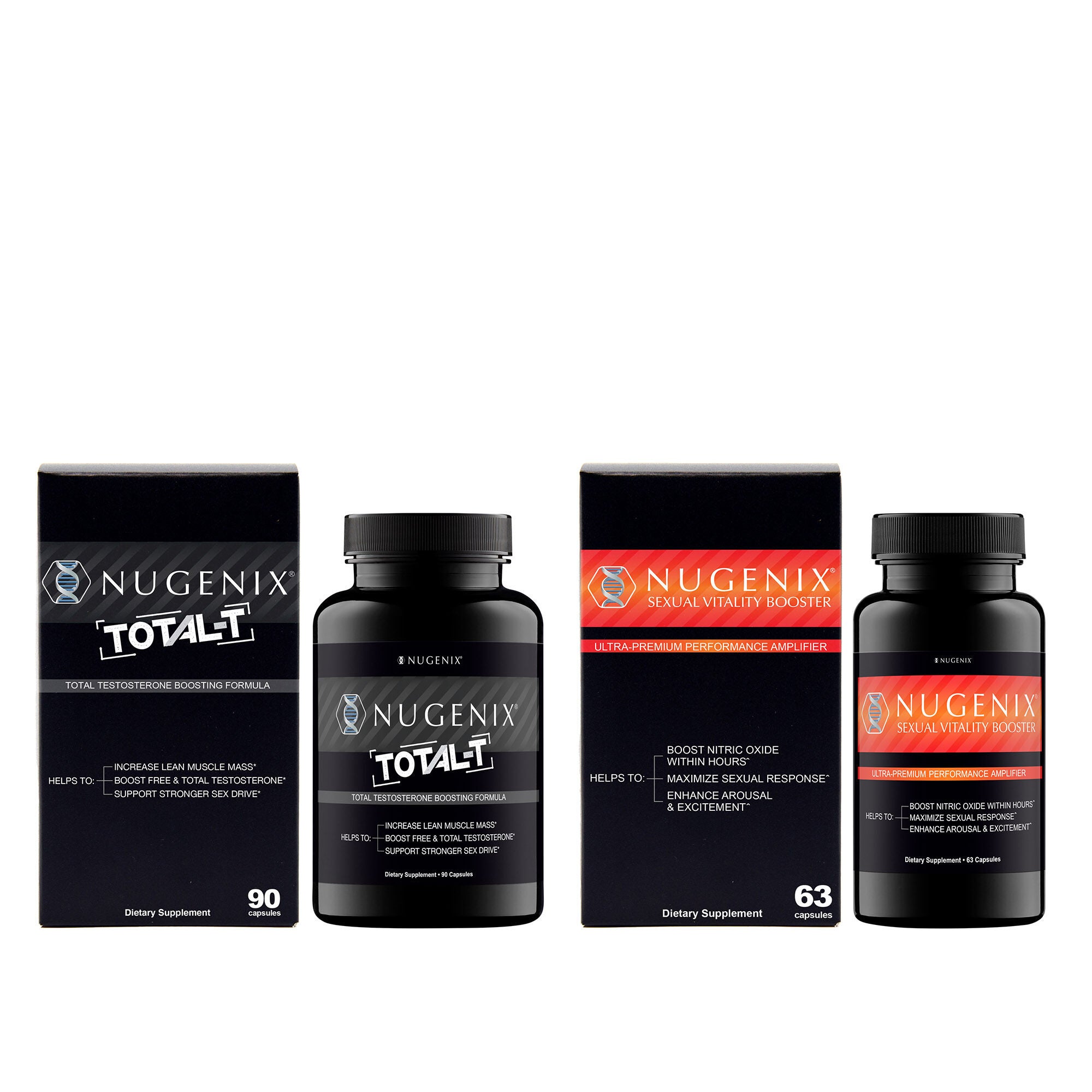 Total T + Sexual Vitality Booster Bundle