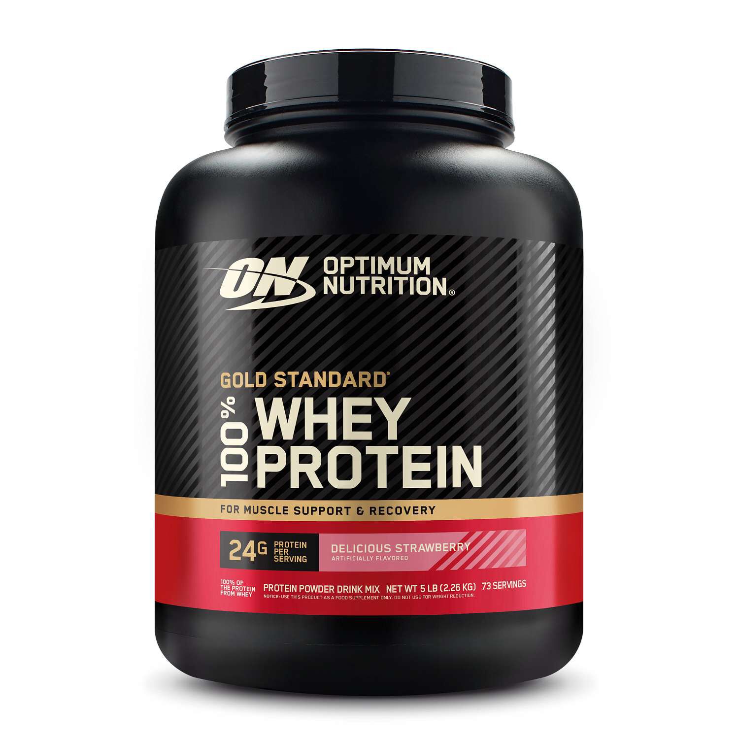 Gold Standard 100% Whey - Delicious Strawberry (73 Servings)