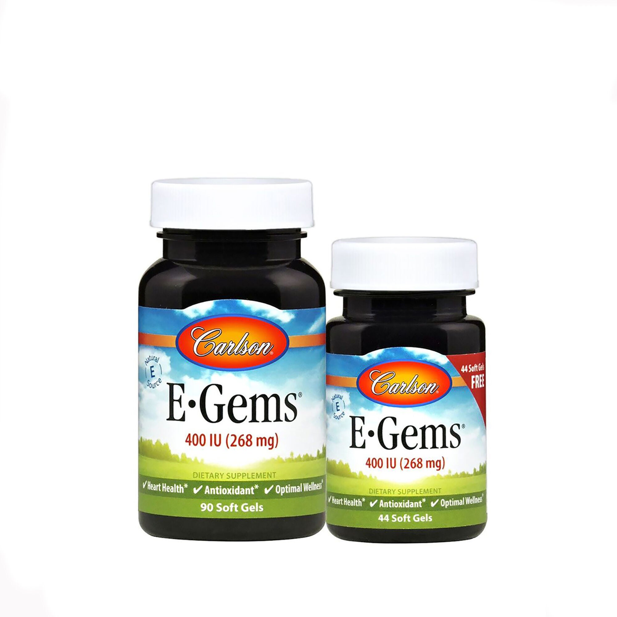 Carlson E Gems Natural Vitamin E 400 Iu