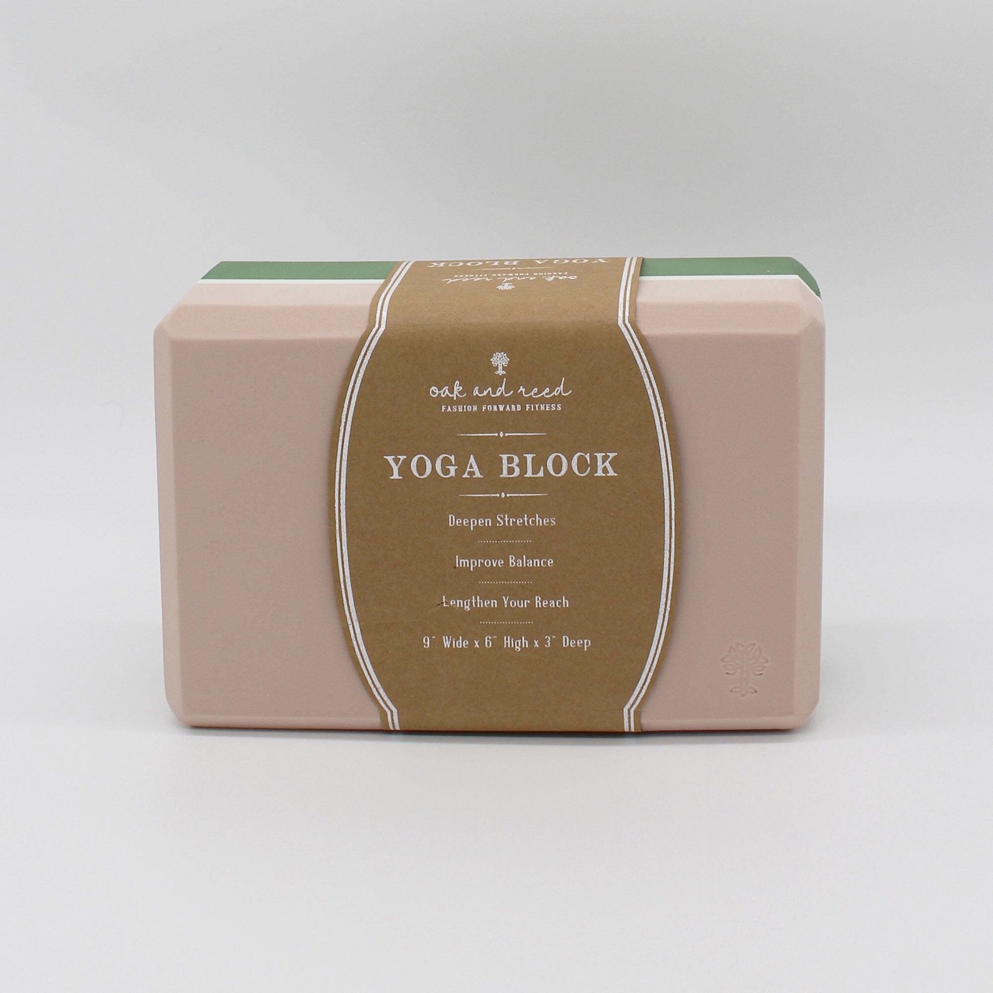 Colorblock Yoga Block - Seaspray/Cameo  | GNC