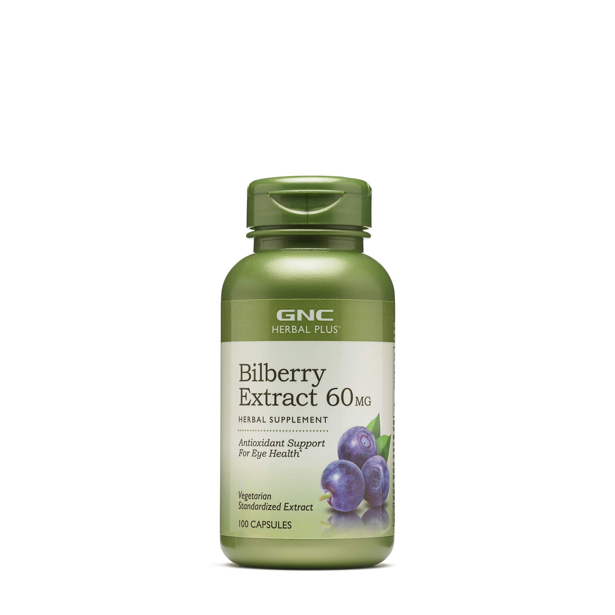 Bilberry Extract 60mg - 100 Capsules (100 Servings)