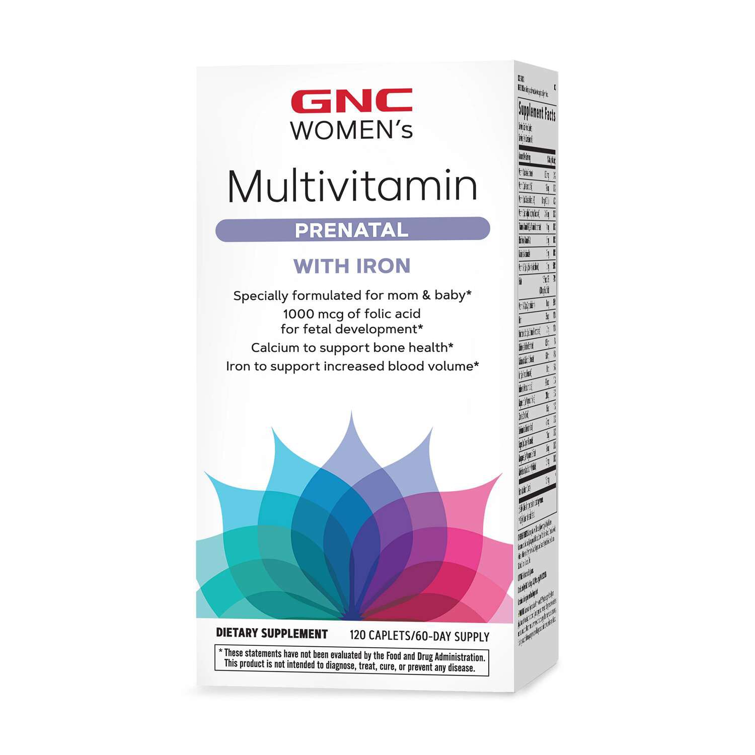 Prenatal Formula with Iron - 120 Caplets (60 Servings)  | GNC