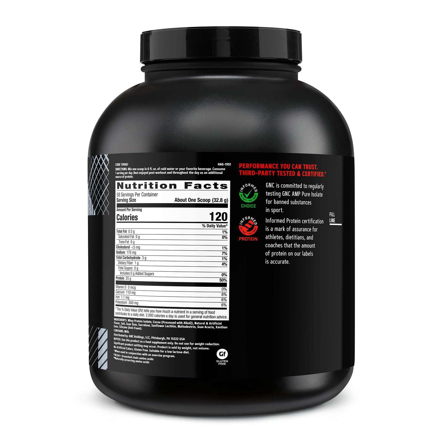 Pure Isolate - Chocolate Frosting (58 Servings) Chocolate Frosting | GNC