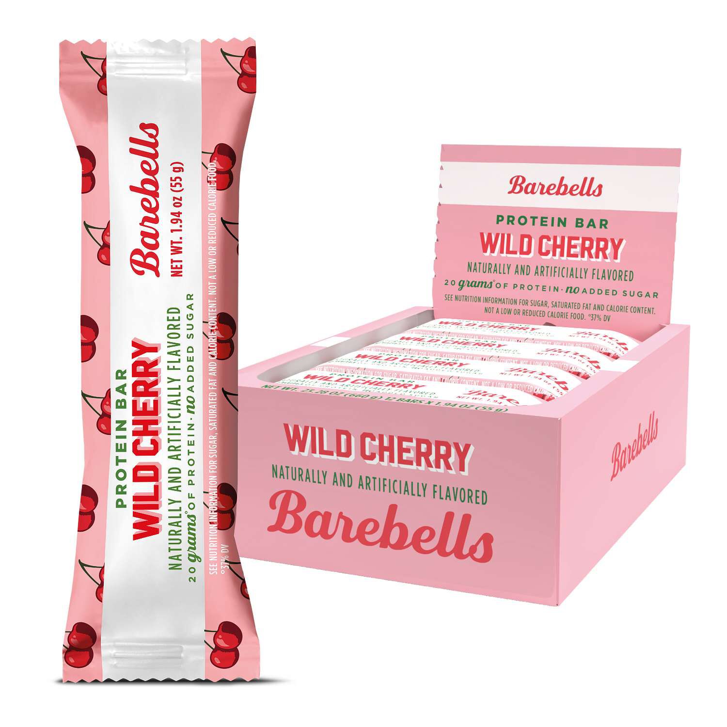 Protein Bar - Wild Cherry (12 Bars)