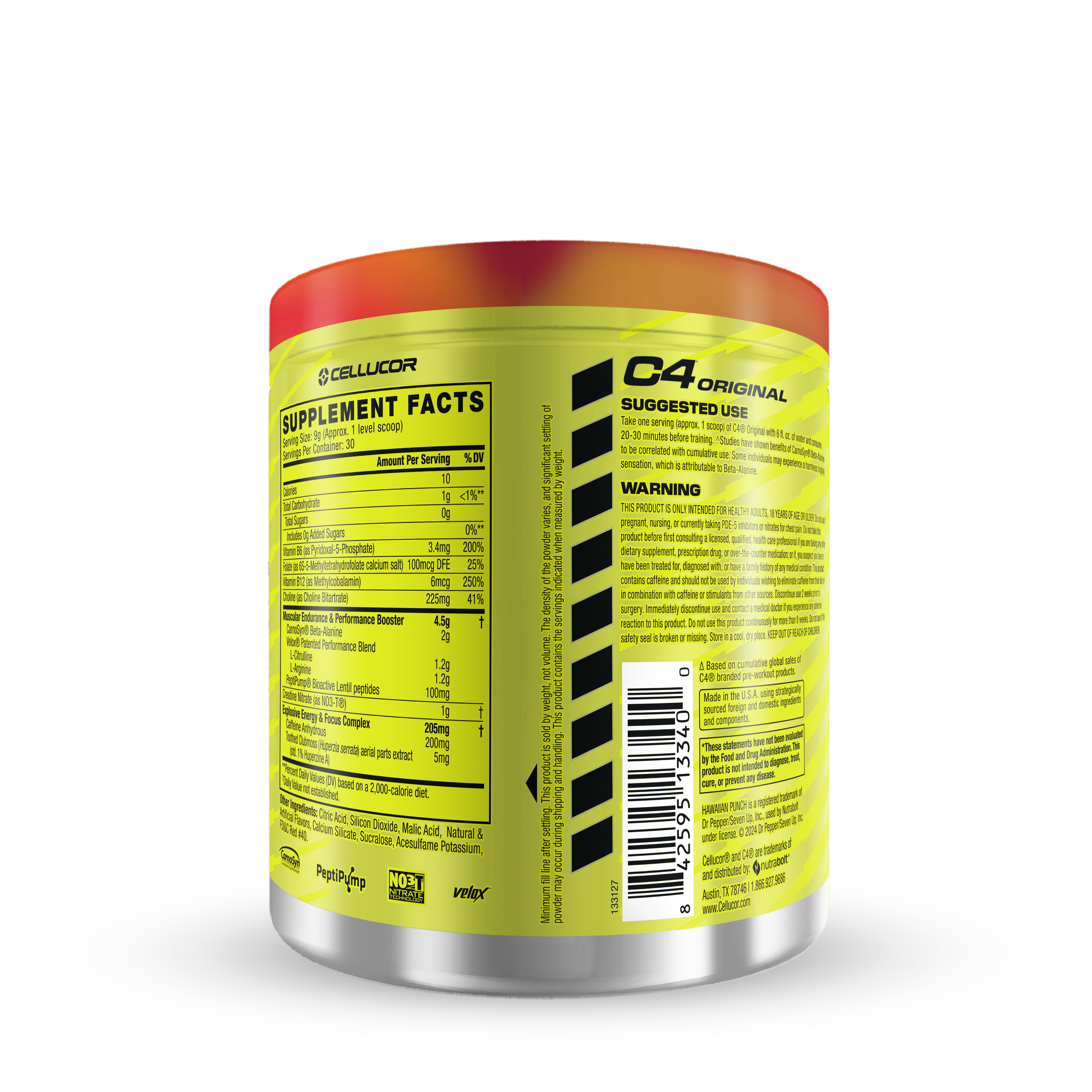 C4 Original Pre-Workout - Hawaiian Punch &#40;30 Servings&#41;  | GNC