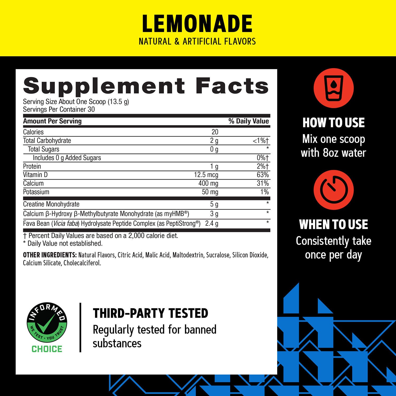 Creabolic Lemonade Label