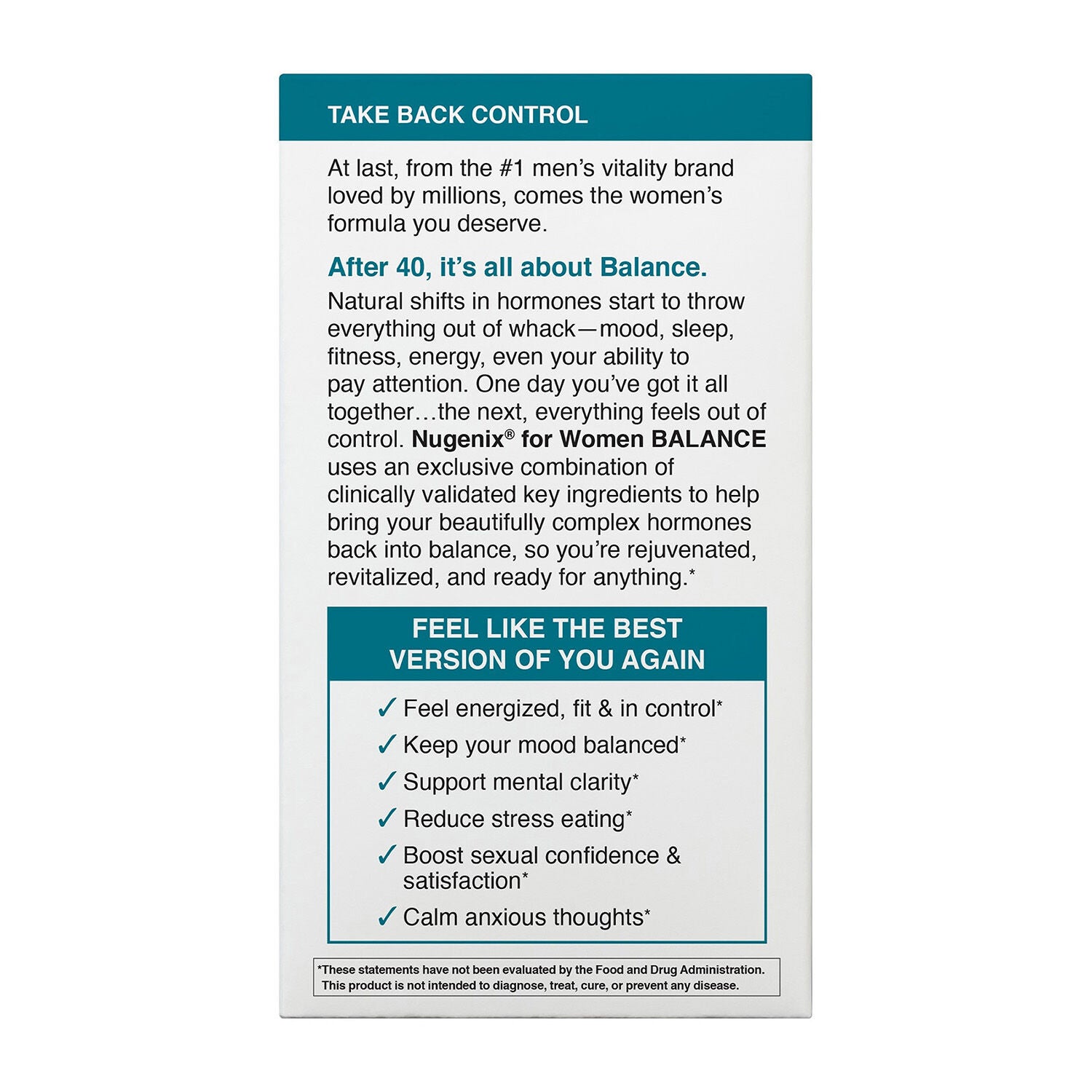 Balance: Women's Hormone Formula - 60 Capsules (30 Servings)  | GNC