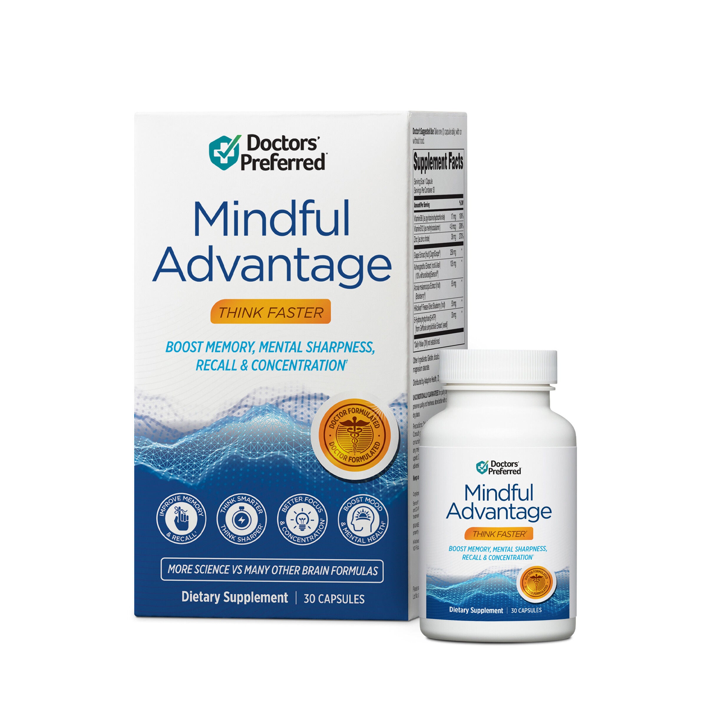 Mindful Advantage - 30 Capsules (30 Servings)  | GNC