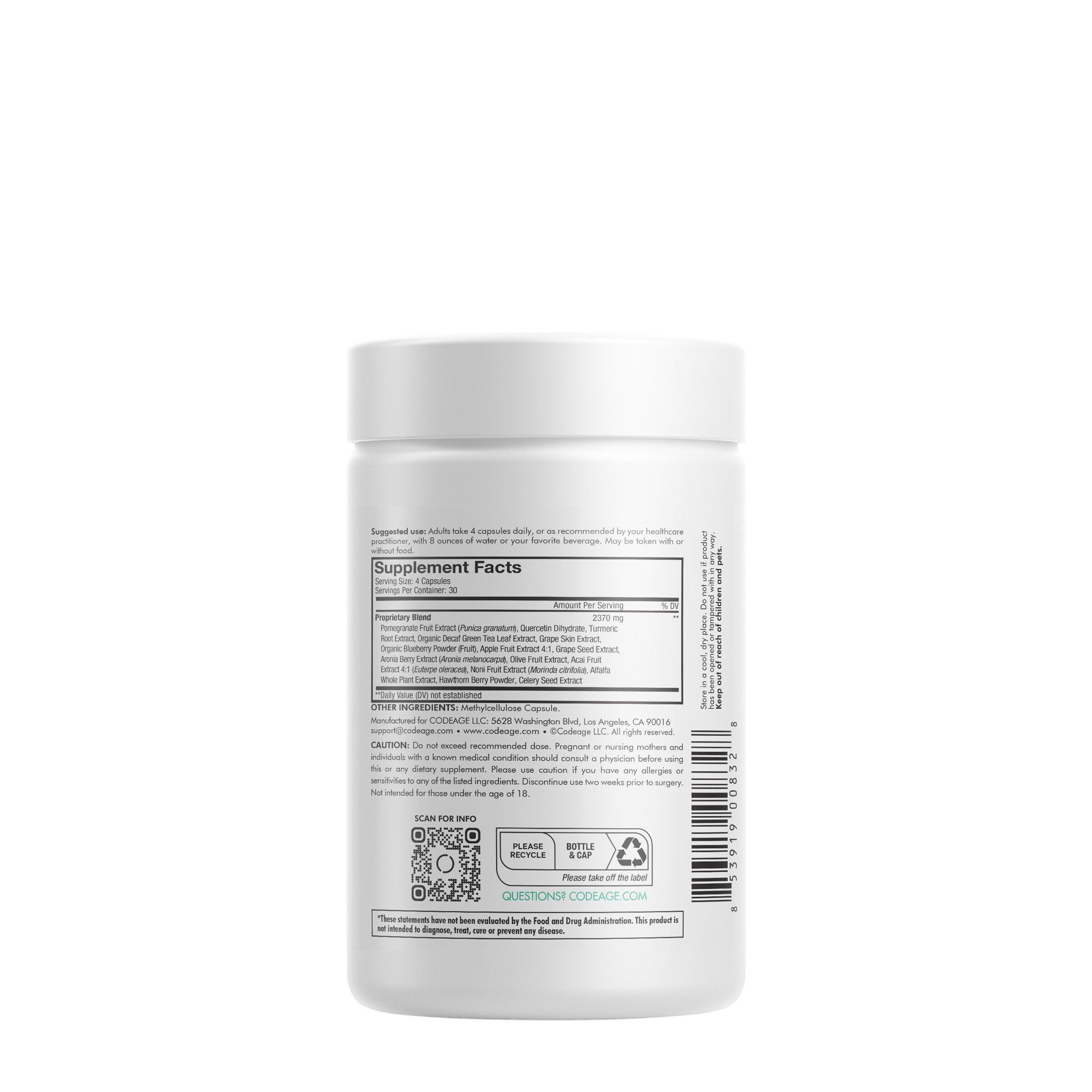 Polyphenols Broad Spectrum - 120 Capsules (30 Servings)  | GNC