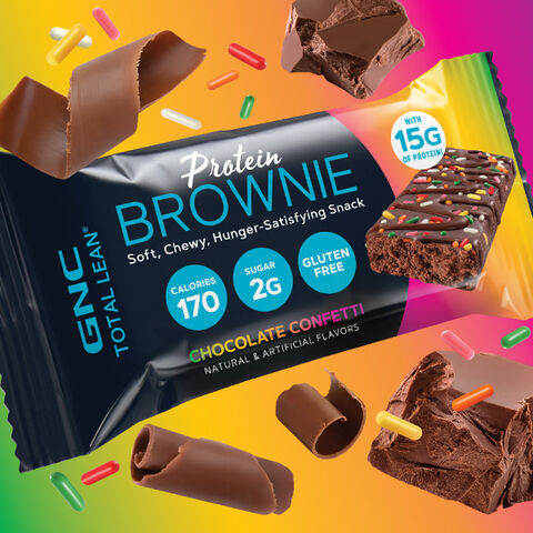 Protein Brownie - Chocolate Confetti &#40;12 Brownies&#41;  | GNC