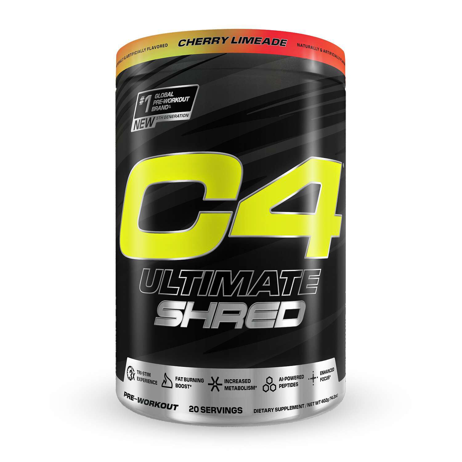 C4 Ultimate Shred Pre-Workout - Cherry Limeade (20 Servings)  | GNC