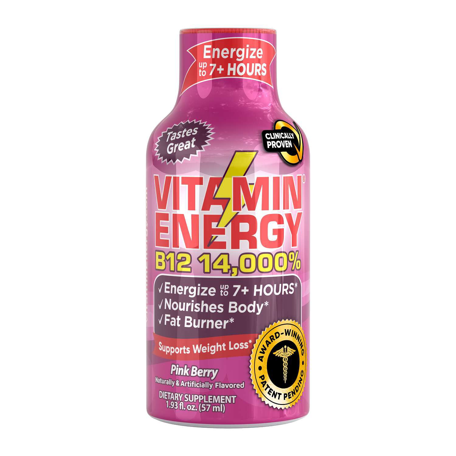 B12 14,000% - Pink Berry - 12 Bottles  | GNC