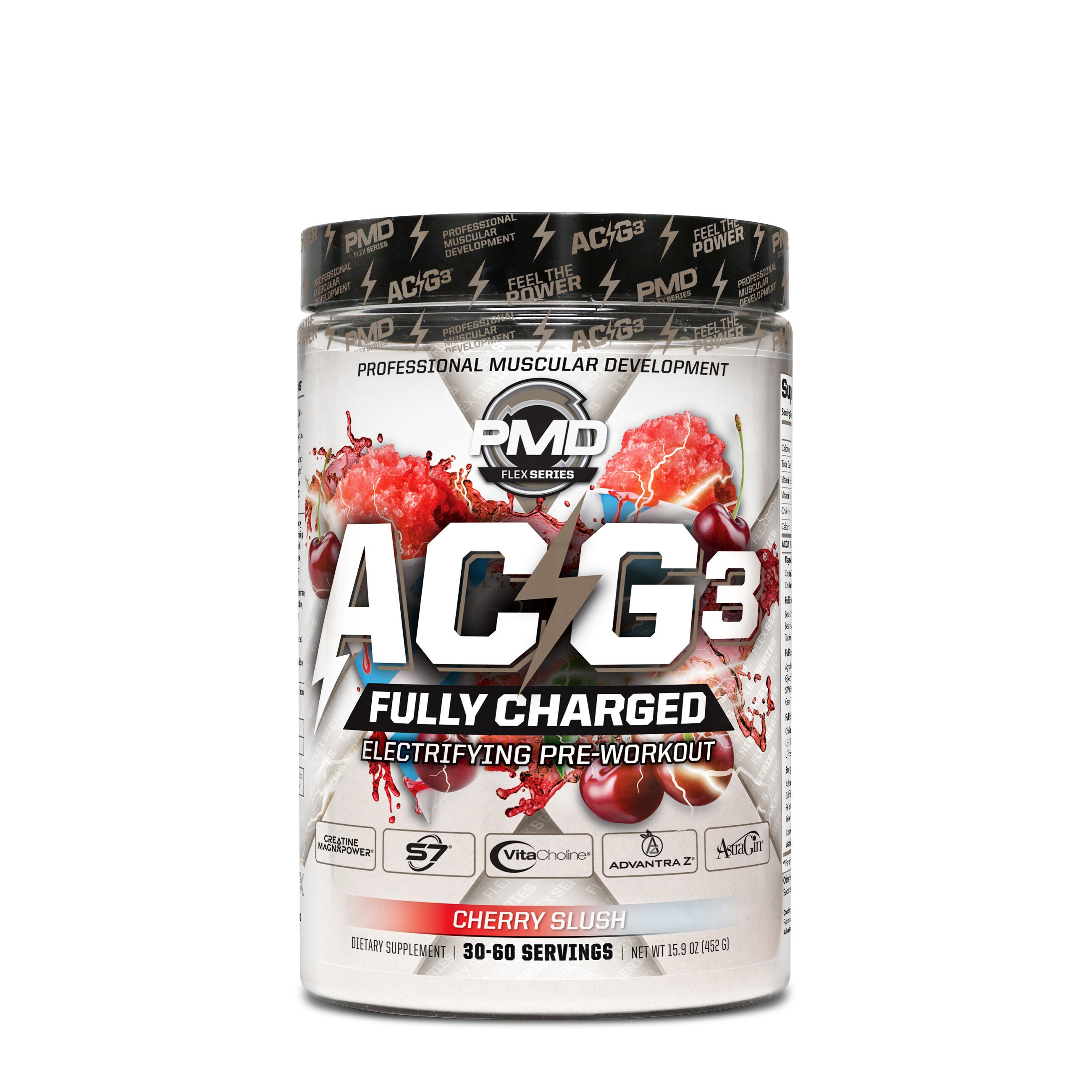 ACG3 Fully Charged Pre-Workout - Cherry Slush (30 Servings)  | GNC