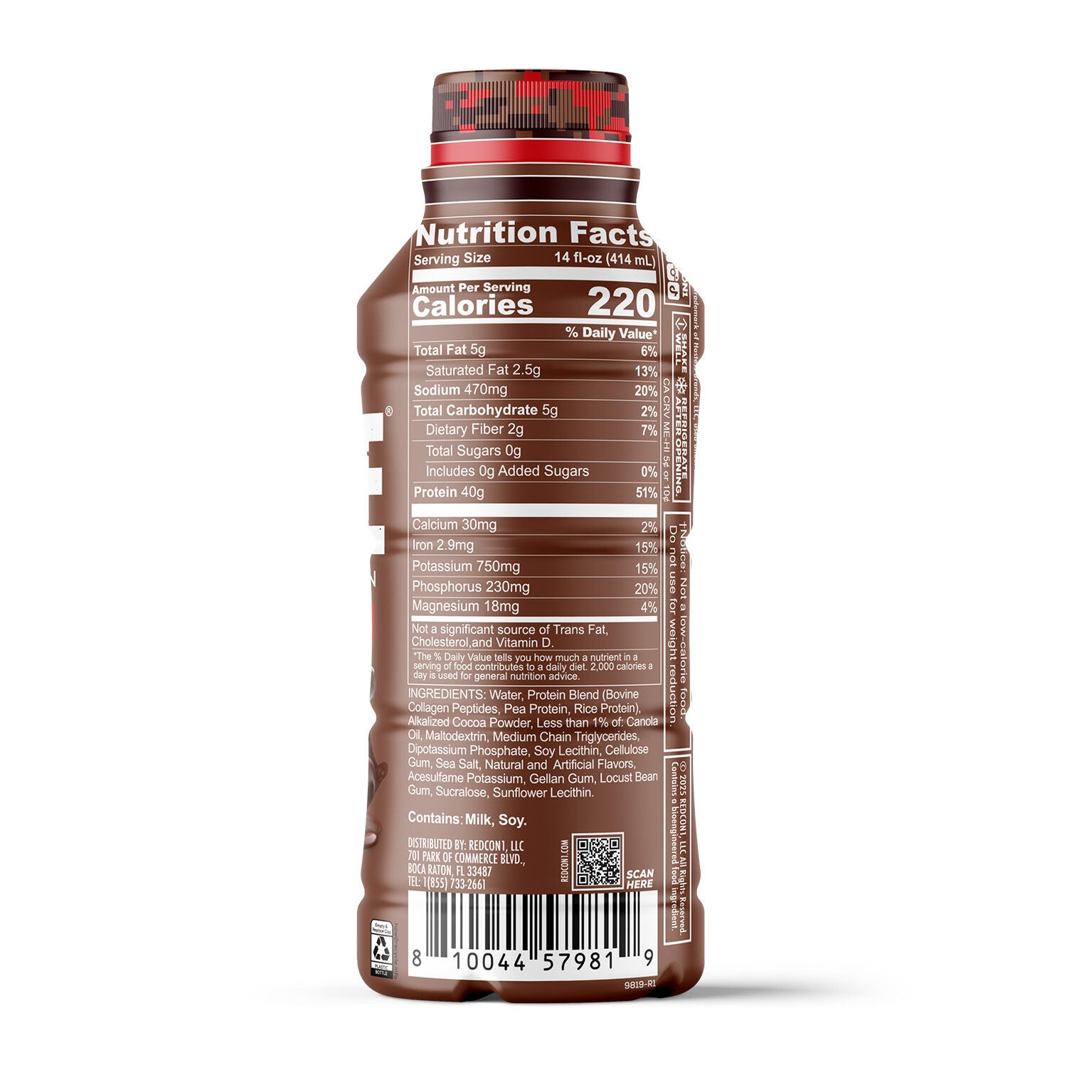 MRE Whole Food Protein RTD - Hostess Cupcakes - 14 fl oz. (12 Bottles)