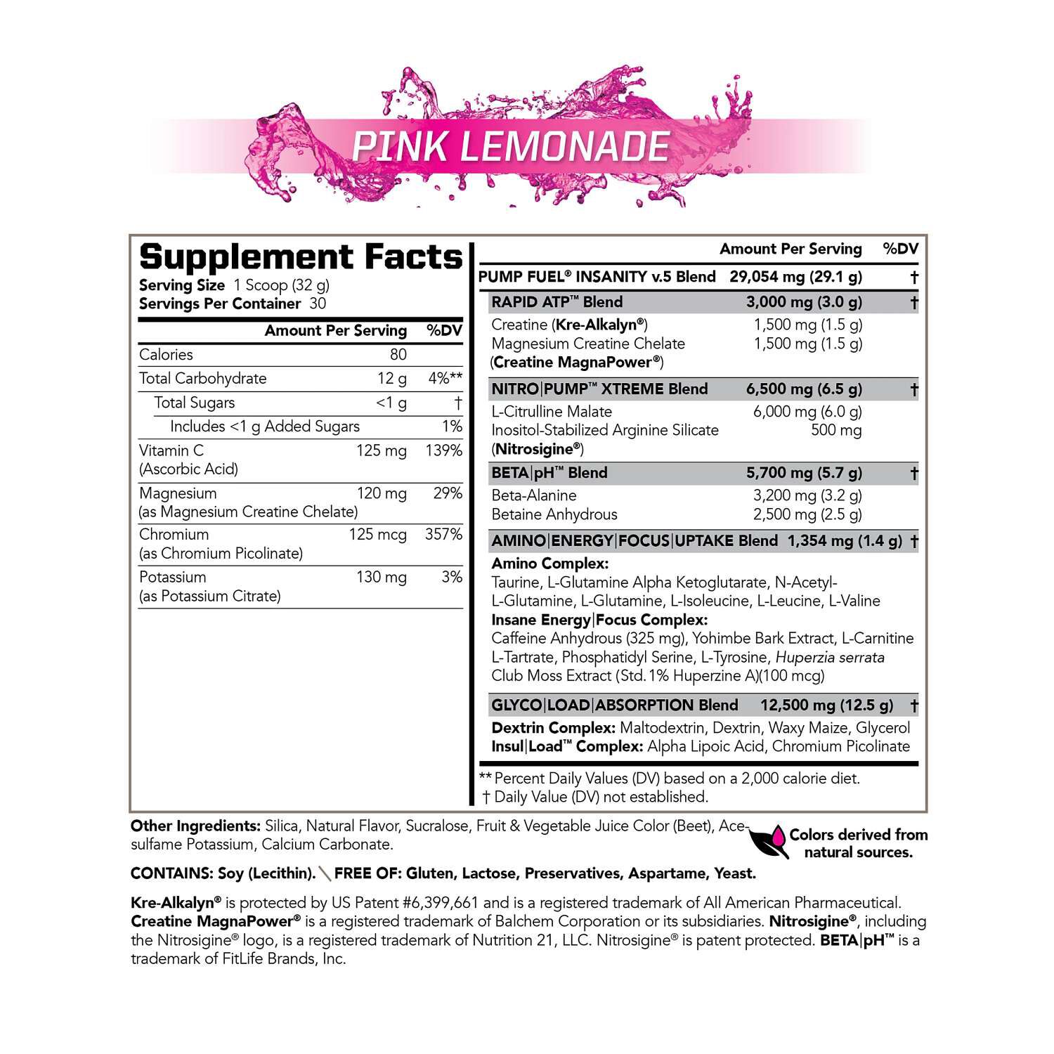 Nds Nutrition Pump Fuel Ins Pink Lemond-nc | GNC