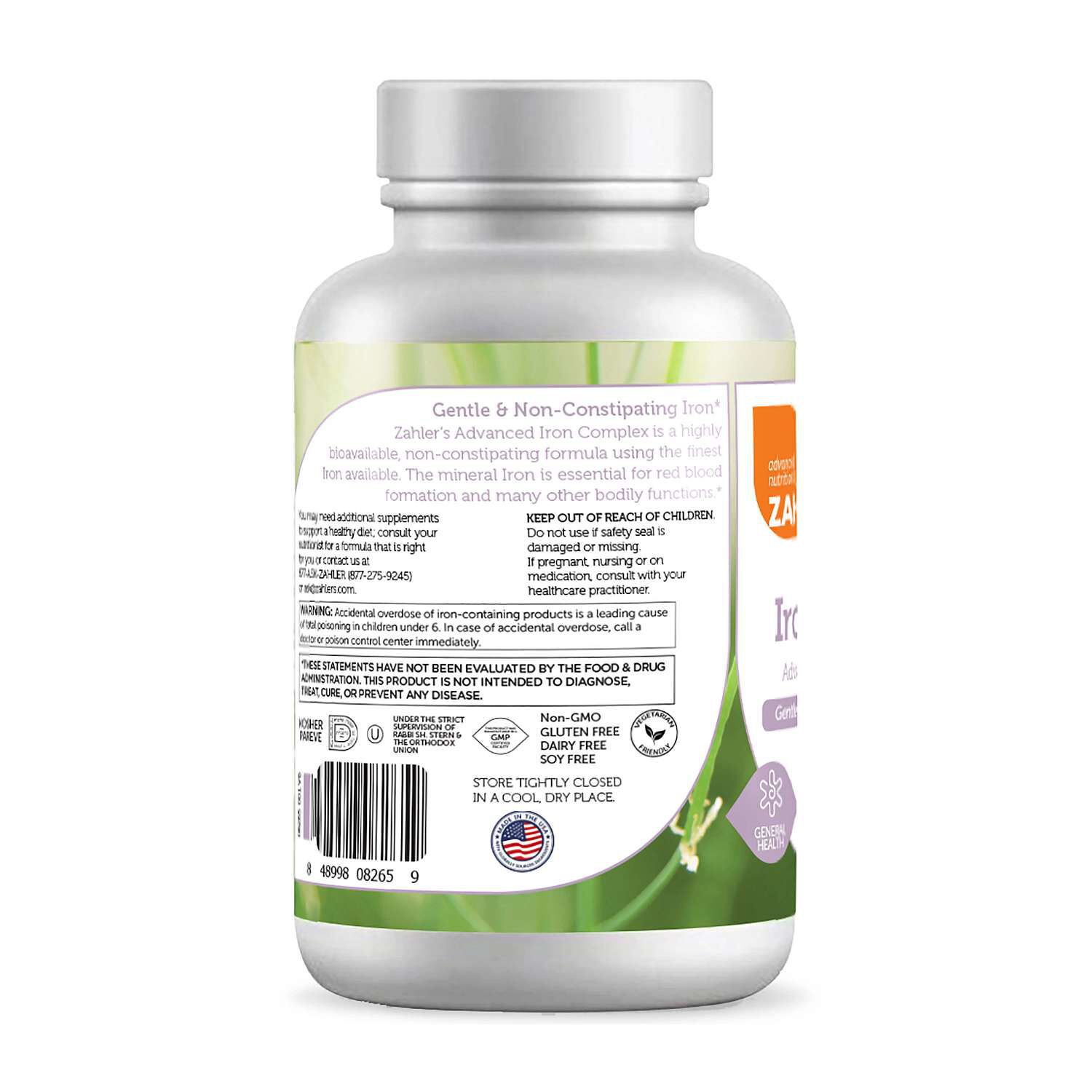 Iron Complex - 250 Capsules (250 Servings)  | GNC