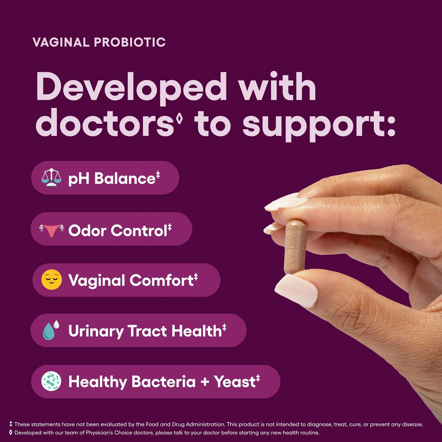 Vaginal Probiotic - 30 Capsules (30 Servings)  | GNC