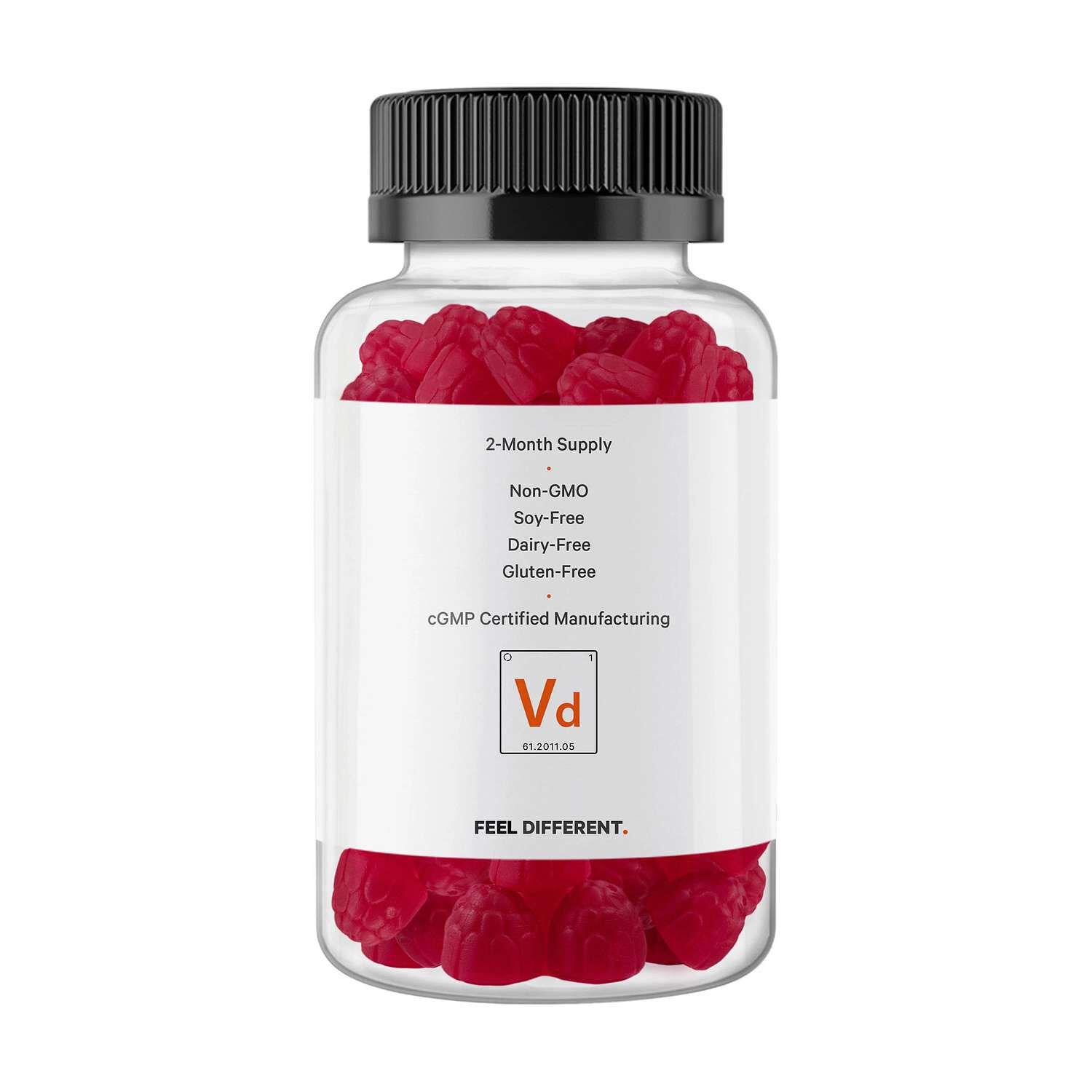 Vitamin D3 5000 IU - Strawberry - 60 Gummies (30 Servings)  | GNC