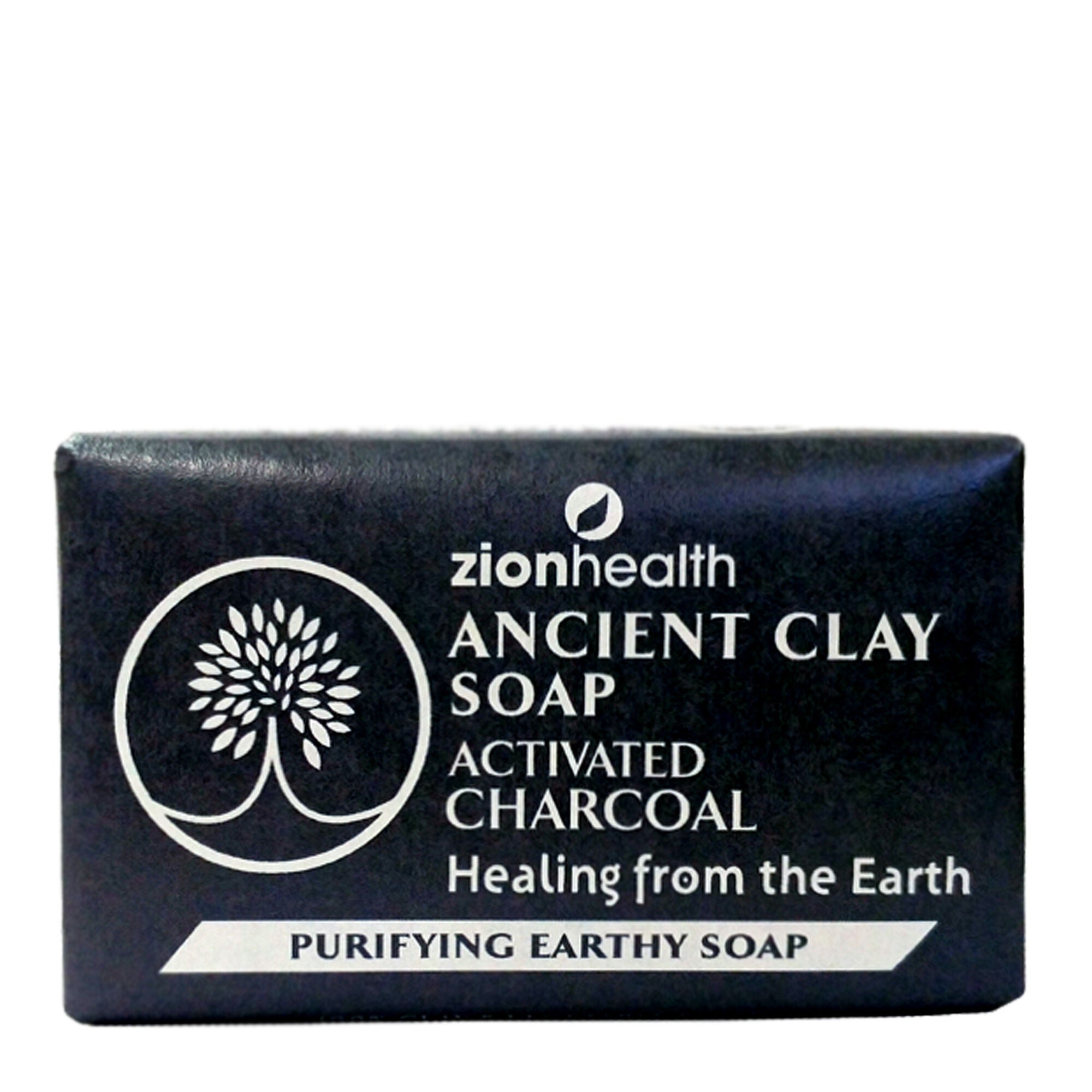 Zion Health Ancient Clay Soap Activated Charcoal Gnc