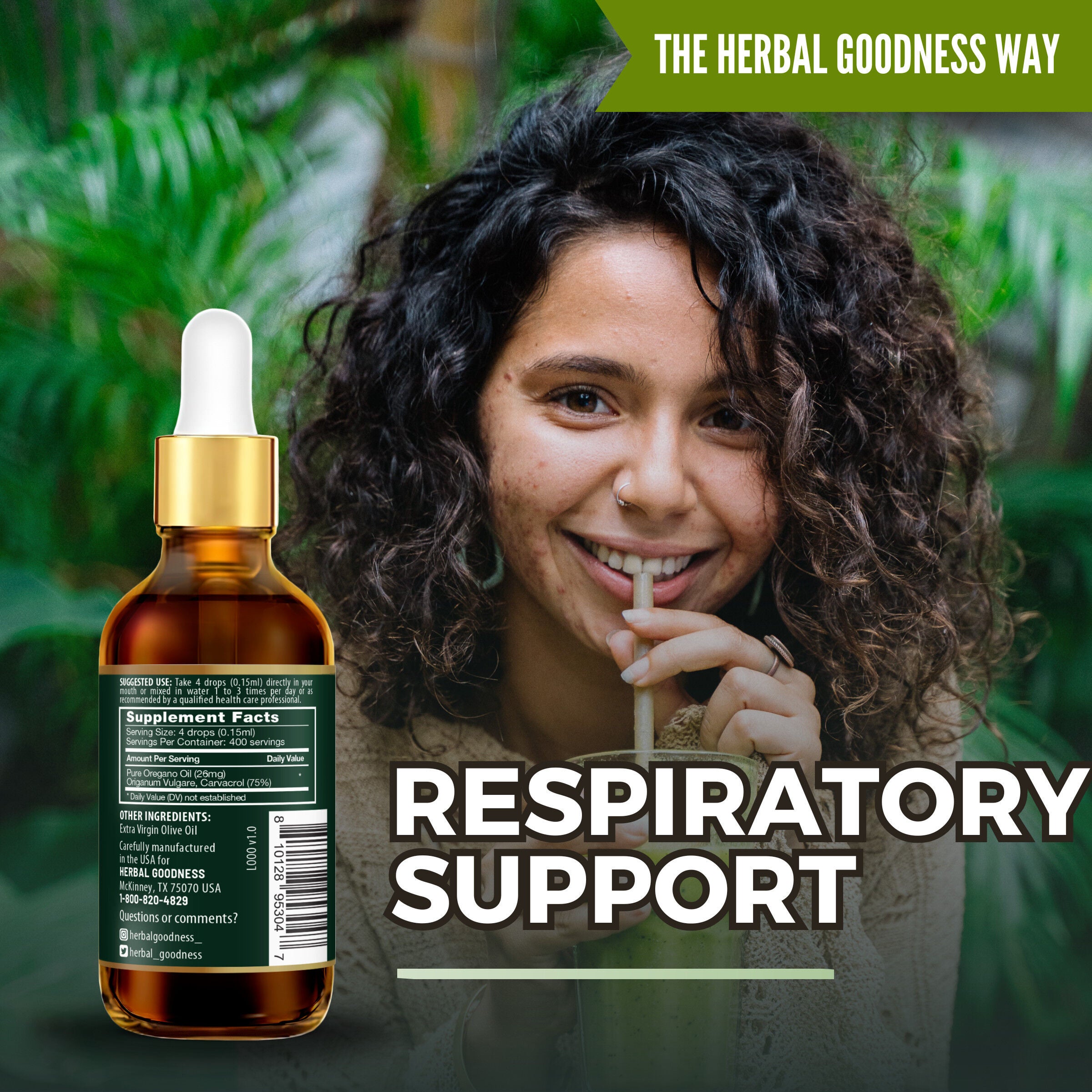 Oil of Oregano - 2 fl oz. (400 Servings)