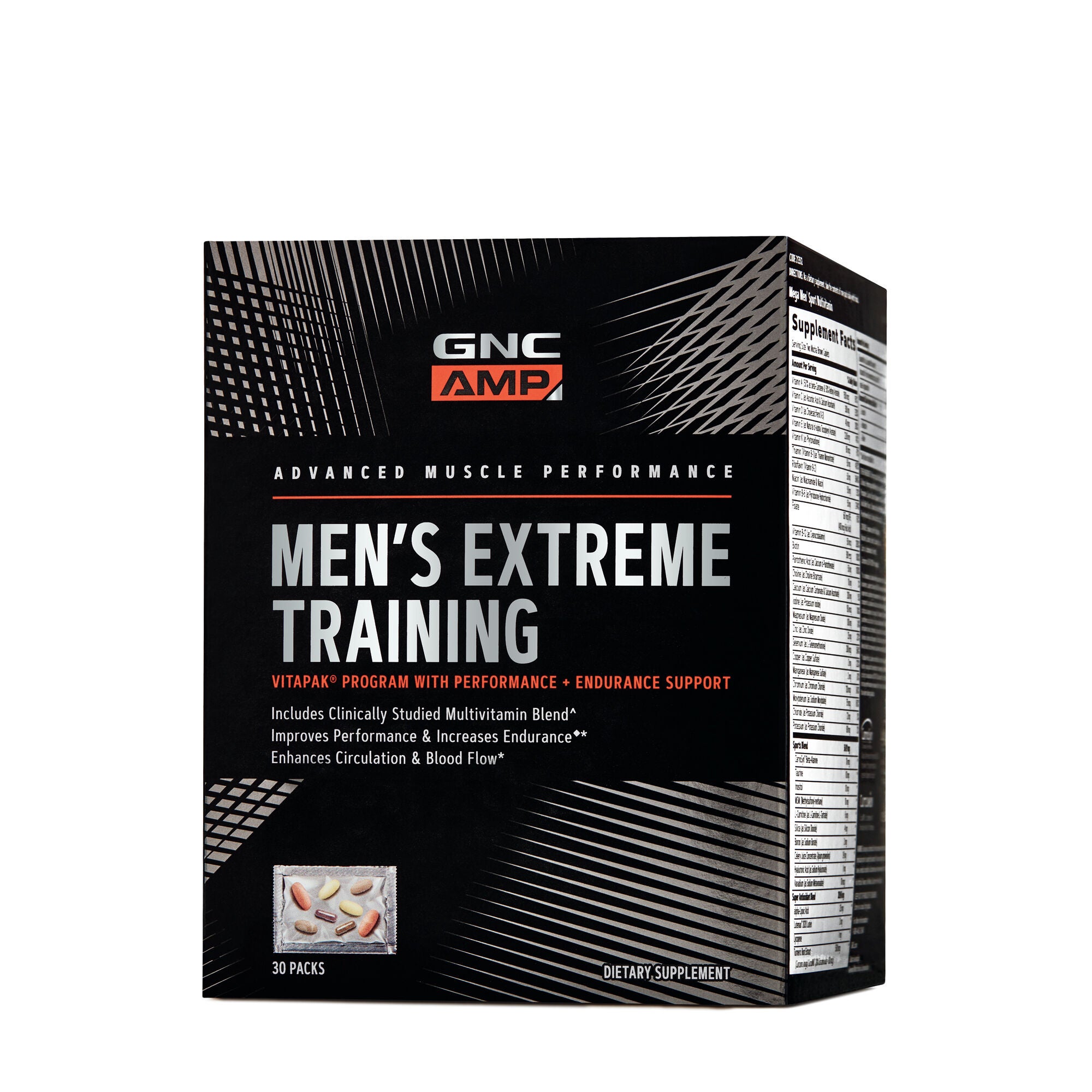 Gnc Amp Men S Extreme Training Men Multivitamin Gnc