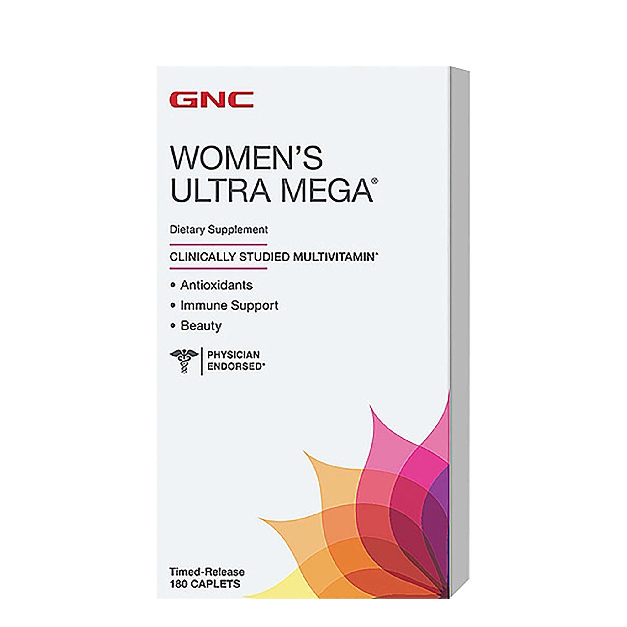 Gnc Women S Ultra Mega Multivitamin Supplement 180 Ct Gnc