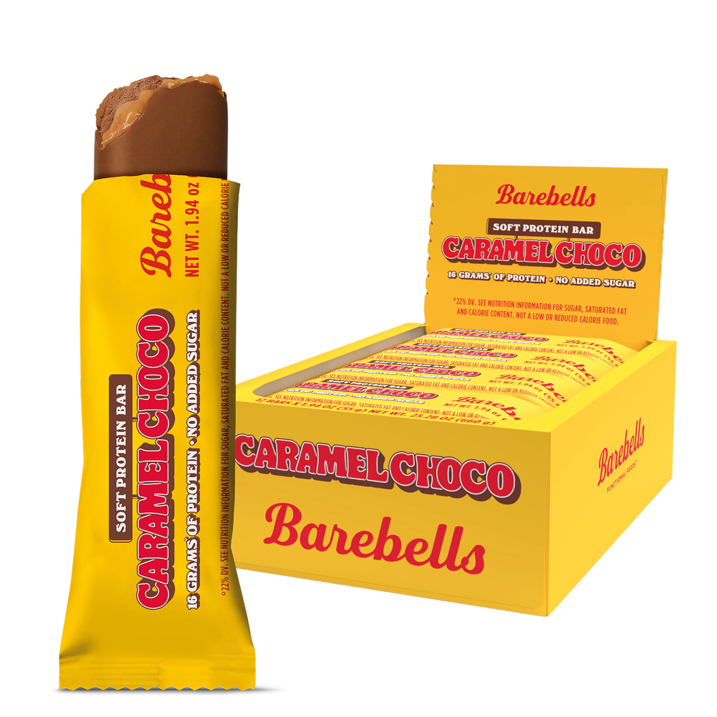 Soft Protein Bar - Caramel Choco (12 Bars) | GNC