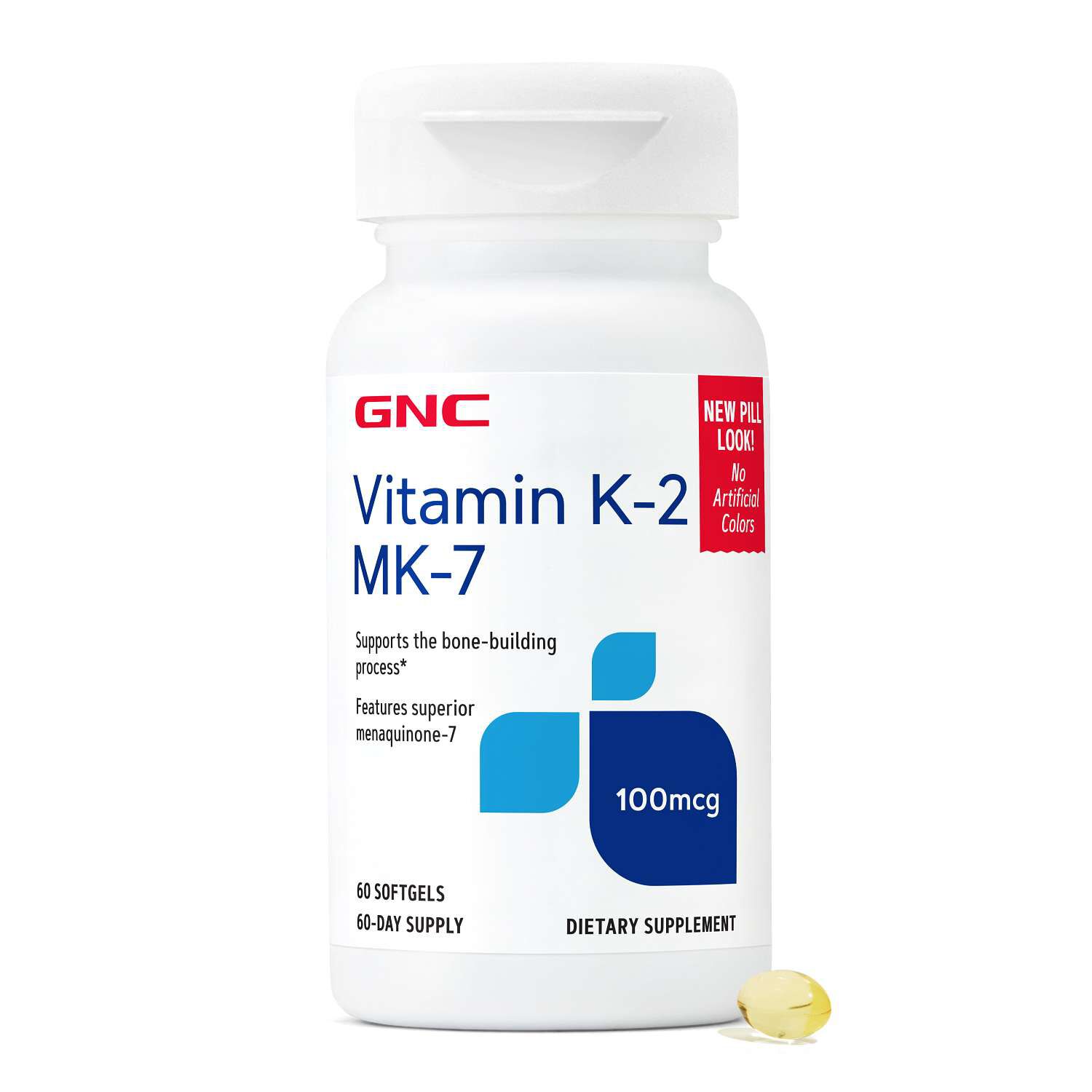 Vitamin K-2 - 100 mcg - 60 Softgels (60 Servings)  | GNC